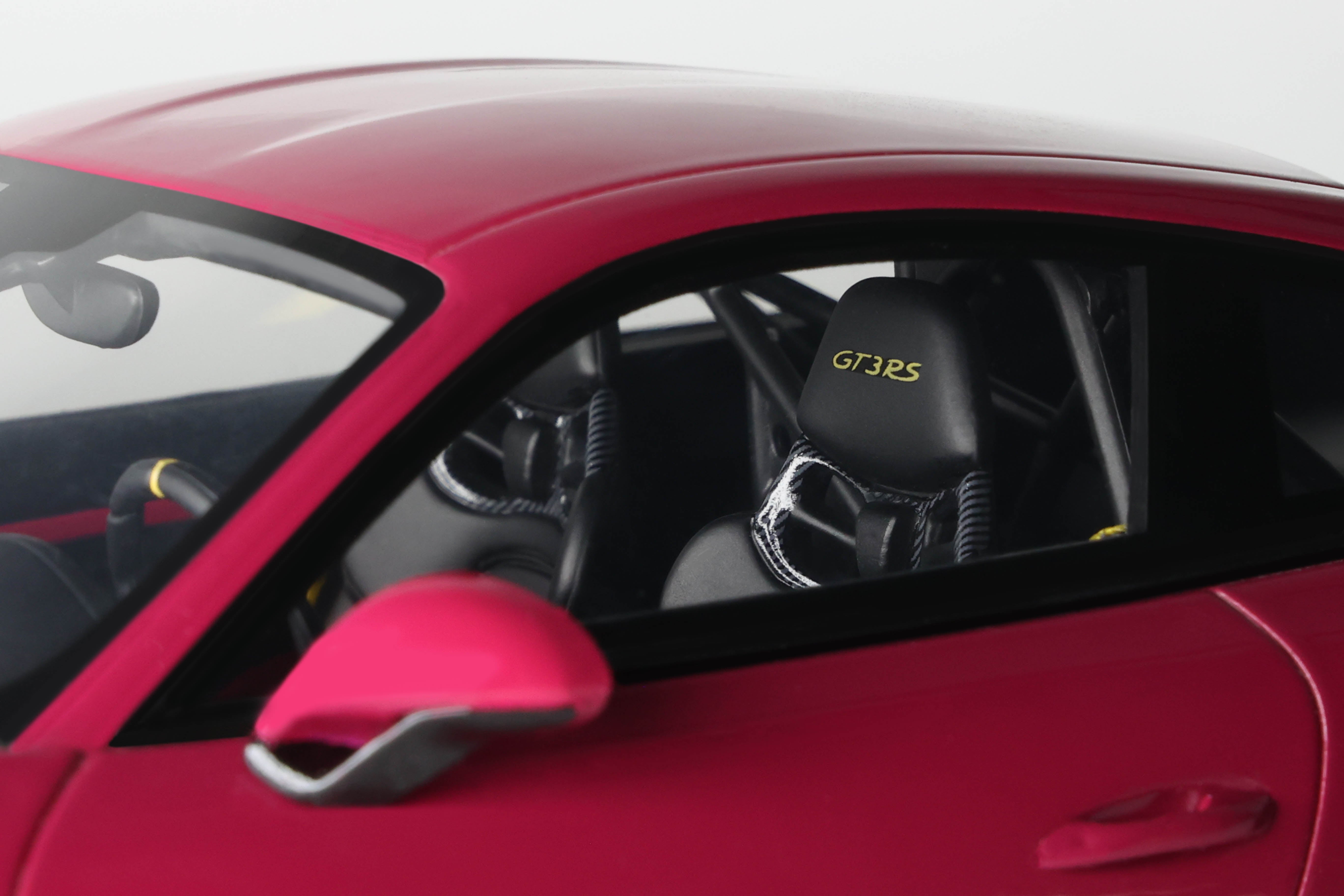 GT Spirit 1:18 Scale Resin Model - 2019 Porsche 911 (991.2) GT3 RS, Pink - GT911