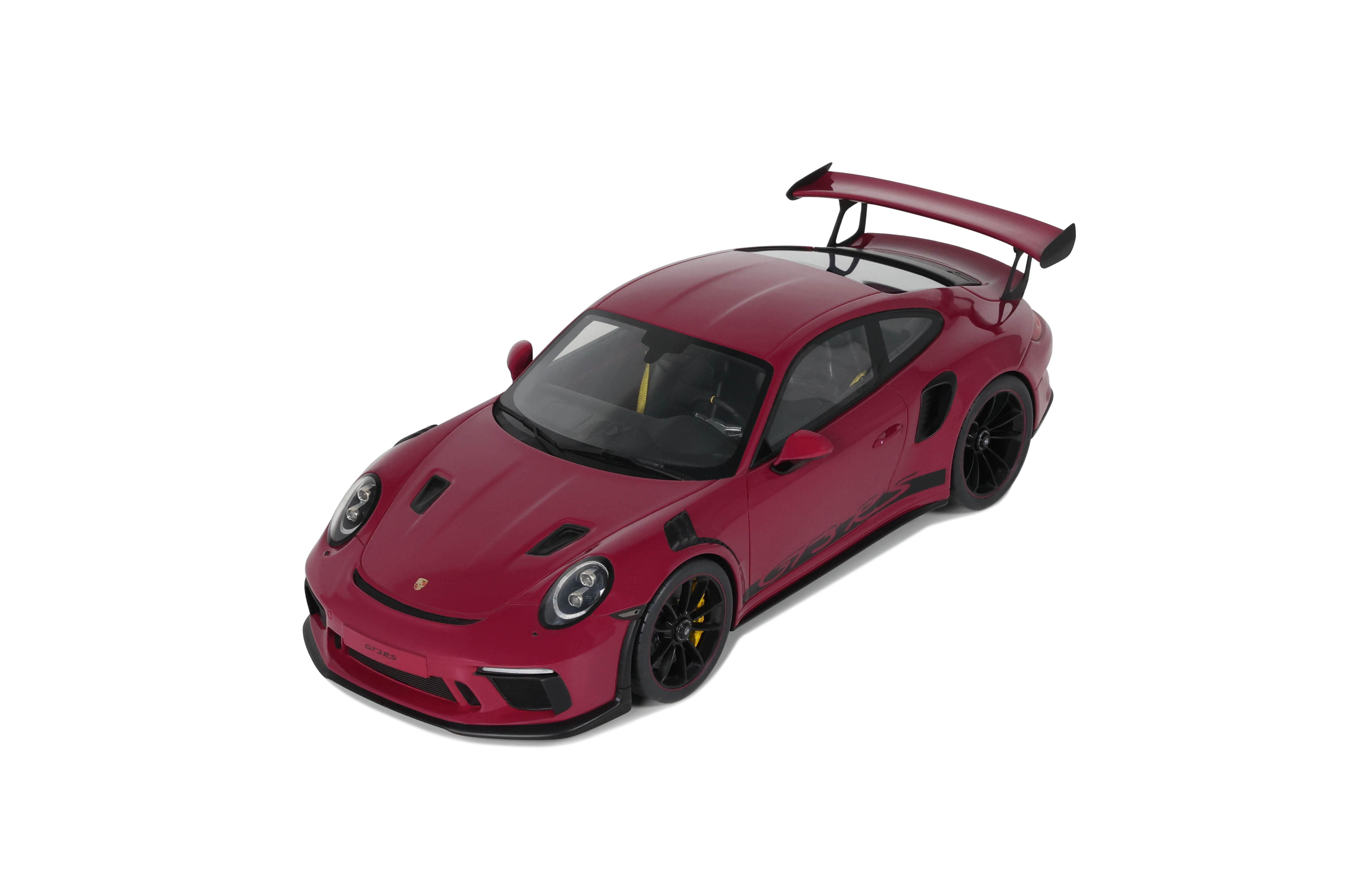 GT Spirit 1:18 Scale Resin Model - 2019 Porsche 911 (991.2) GT3 RS, Pink - GT911