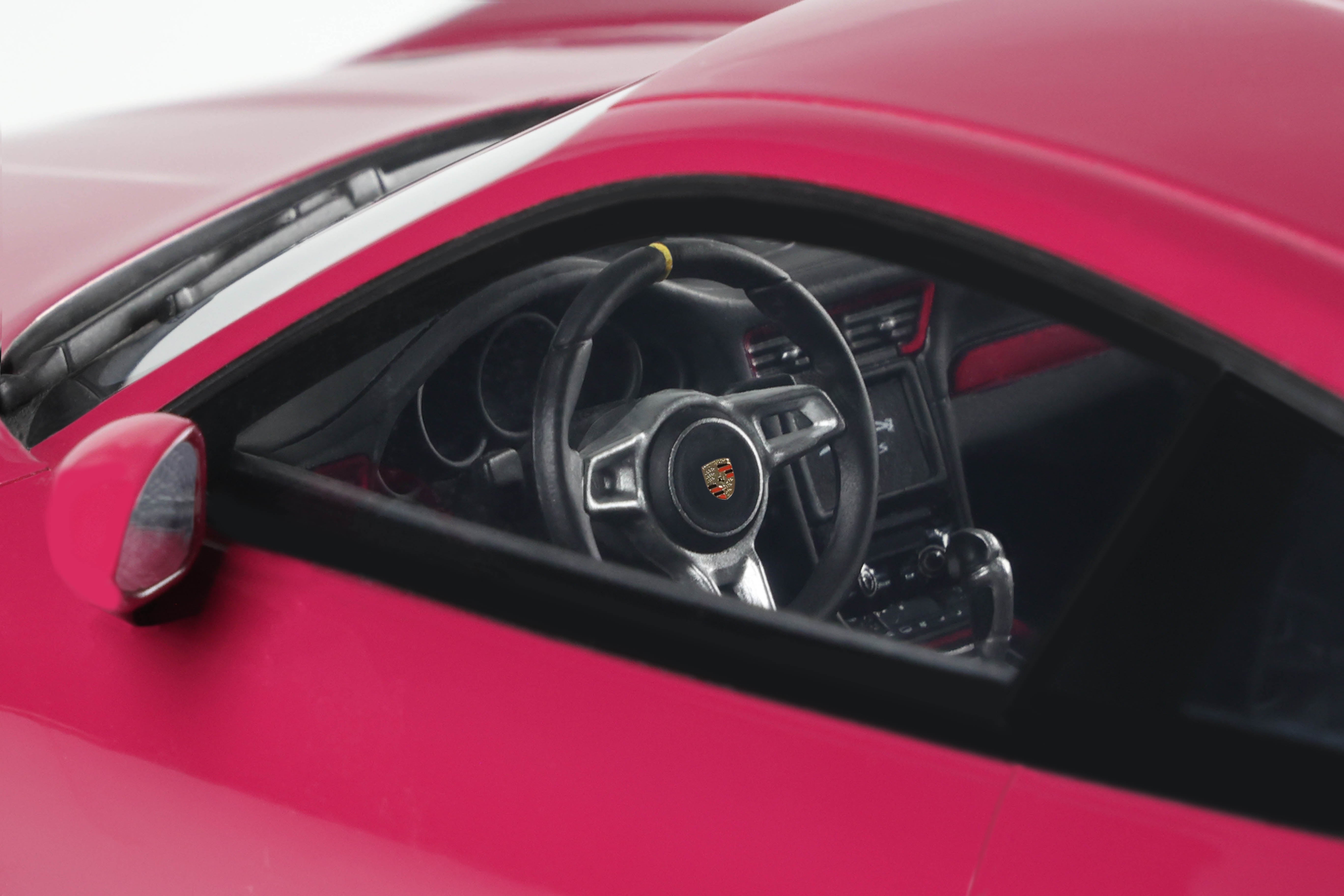 GT Spirit 1:18 Scale Resin Model - 2019 Porsche 911 (991.2) GT3 RS, Pink - GT911