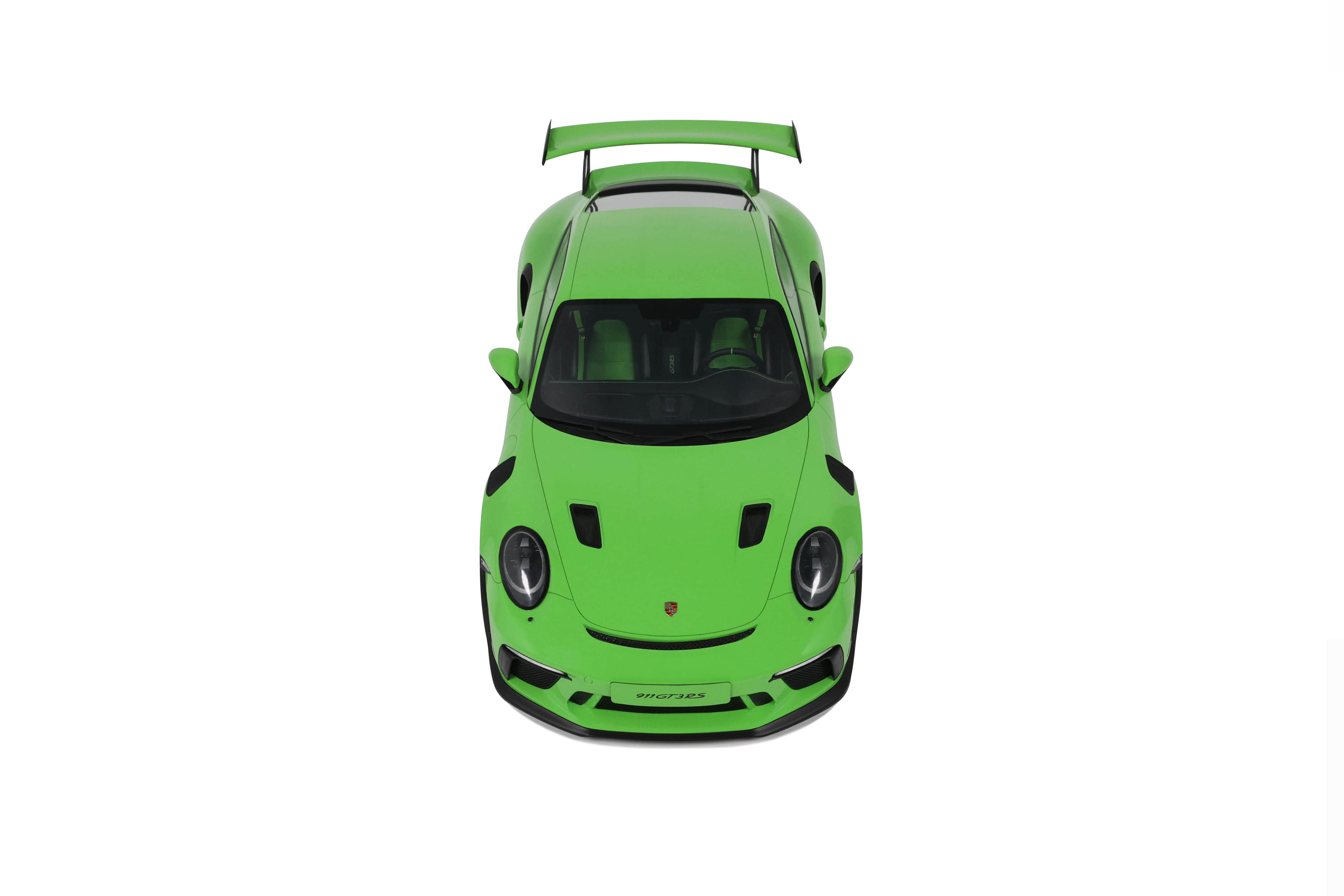 GT Spirit 1:12 Scale Resin Model - 2019 Porsche 911 (991.2) GT3 RS, Green - GT917