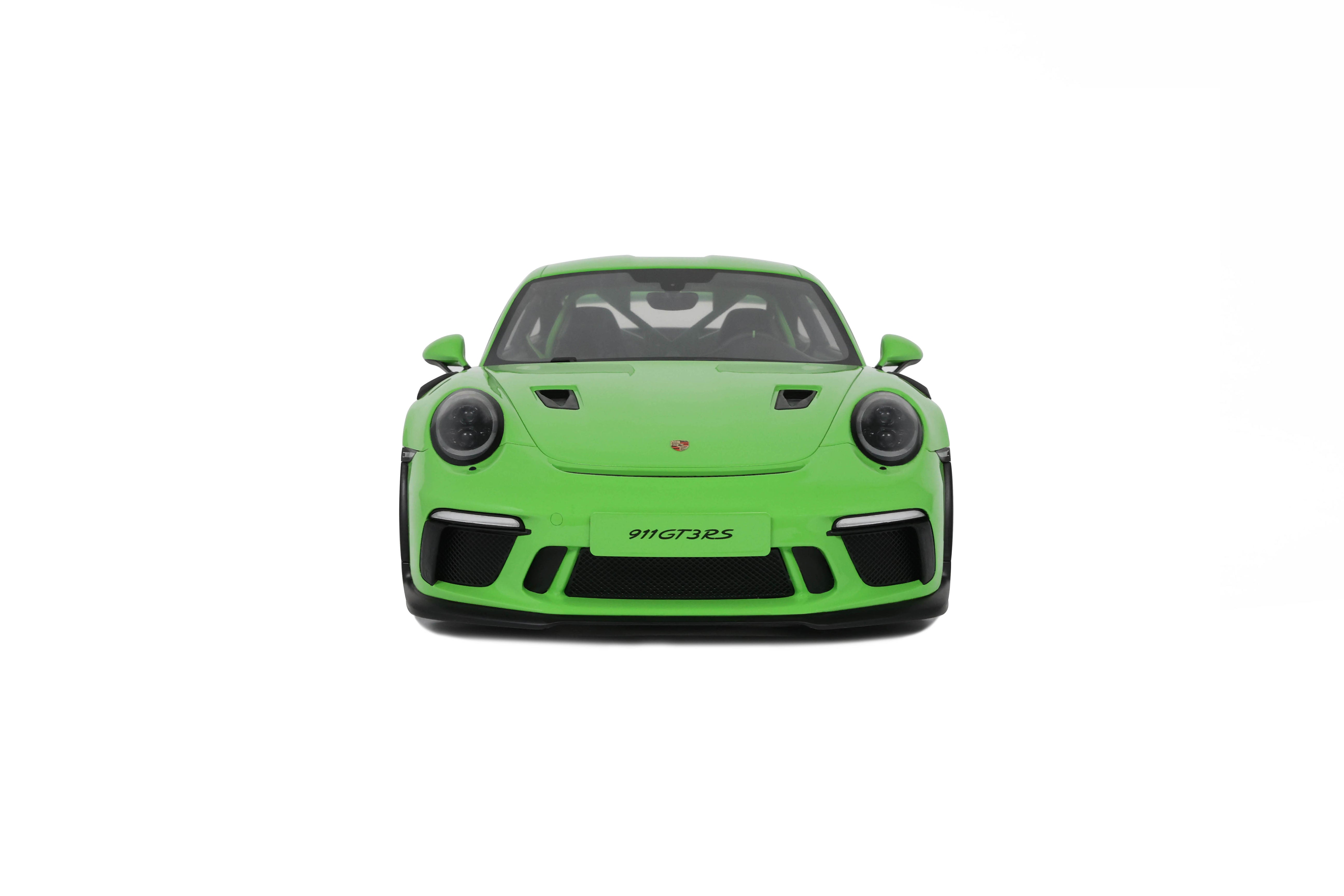 GT Spirit 1:12 Scale Resin Model - 2019 Porsche 911 (991.2) GT3 RS, Green - GT917