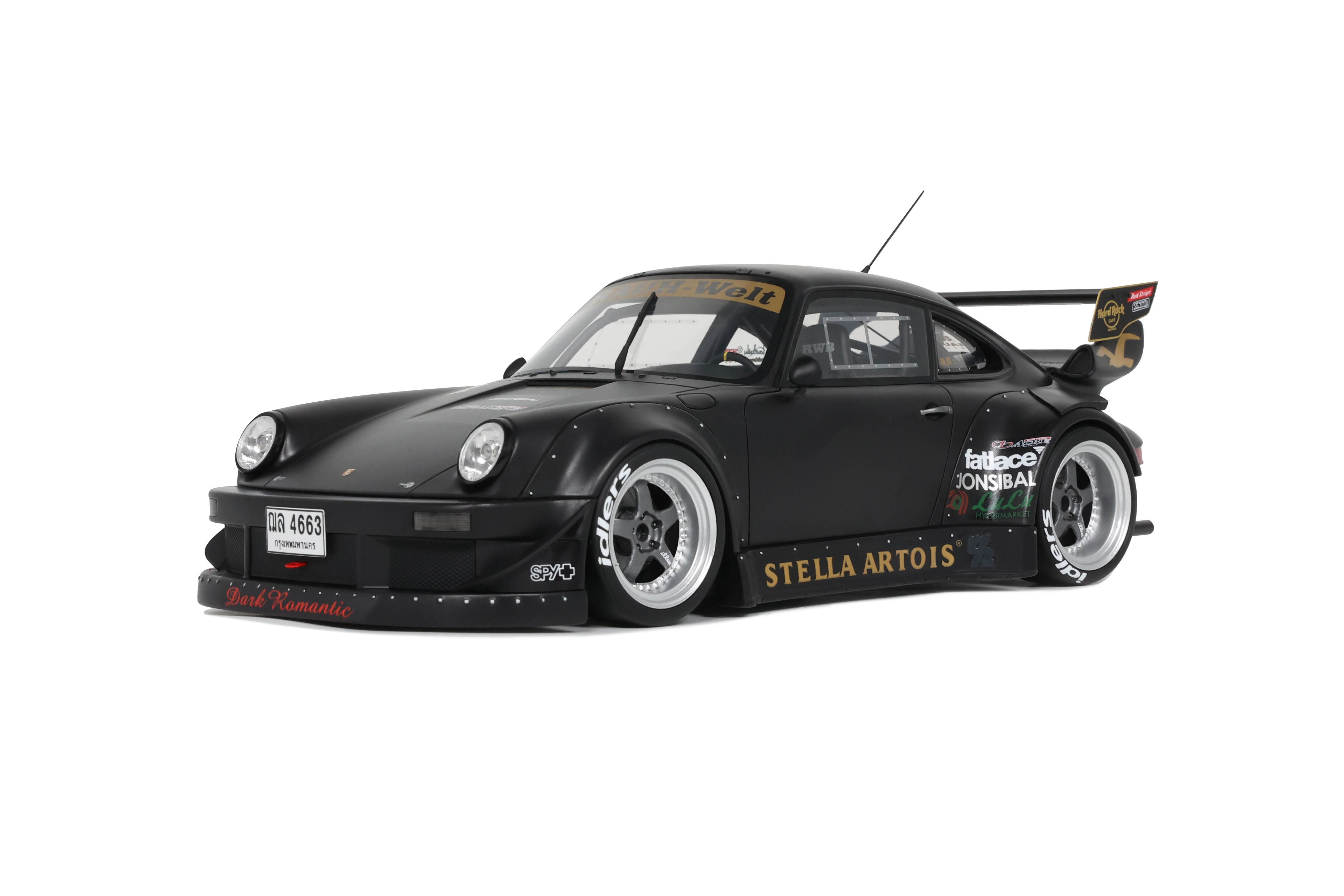 GT Spirit 1:18 Scale Resin Model, 2010 RWB Stella Artois - Black - GT918