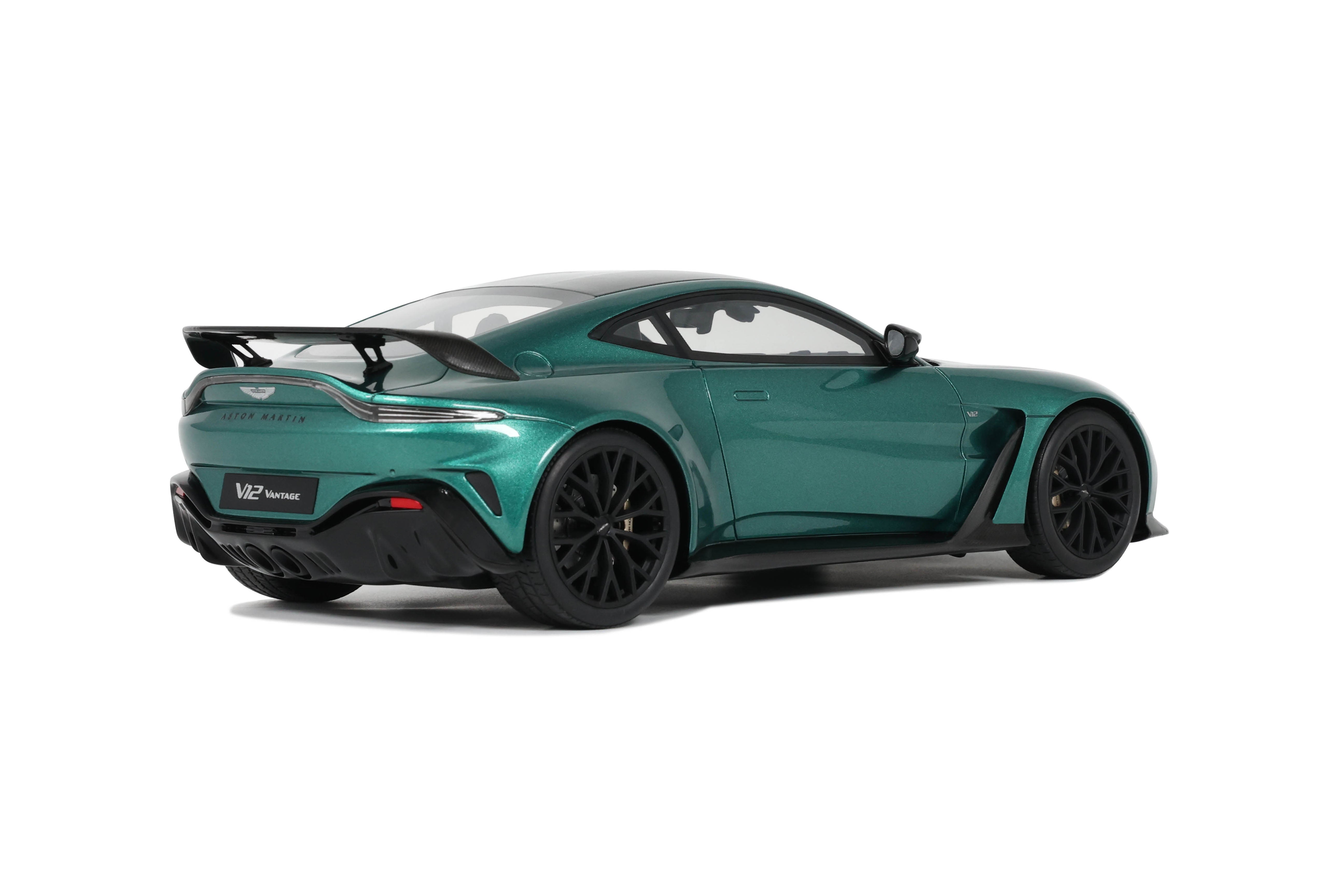 GT Spirit 1:18 Scale Resin, 2023 Aston Martin V12 Vantage - Green - GT922