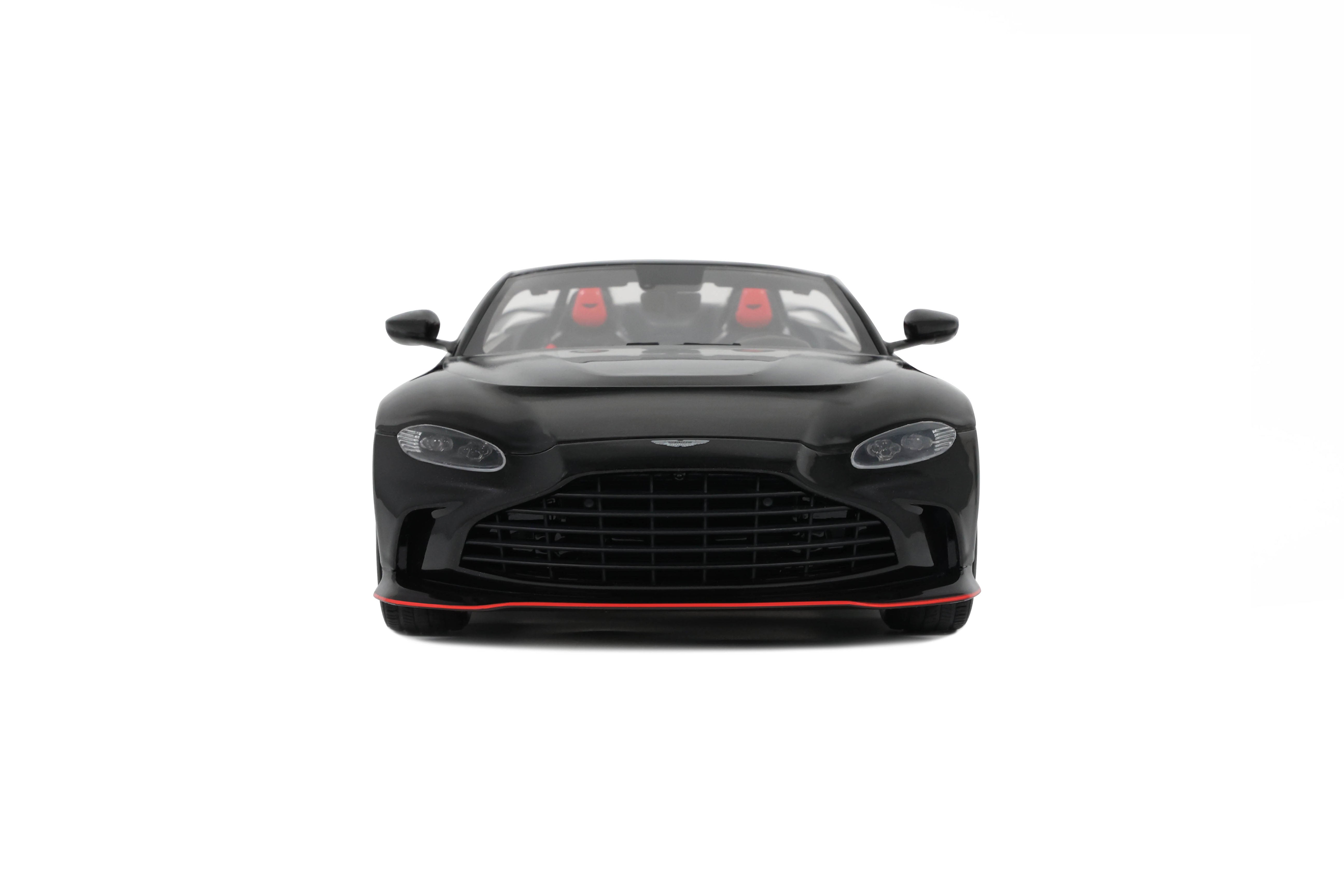 GT Spirit 1:18 Scale Resin, 2023 Aston Martin V12 Vantage Roadster - Onyx Black - GT923
