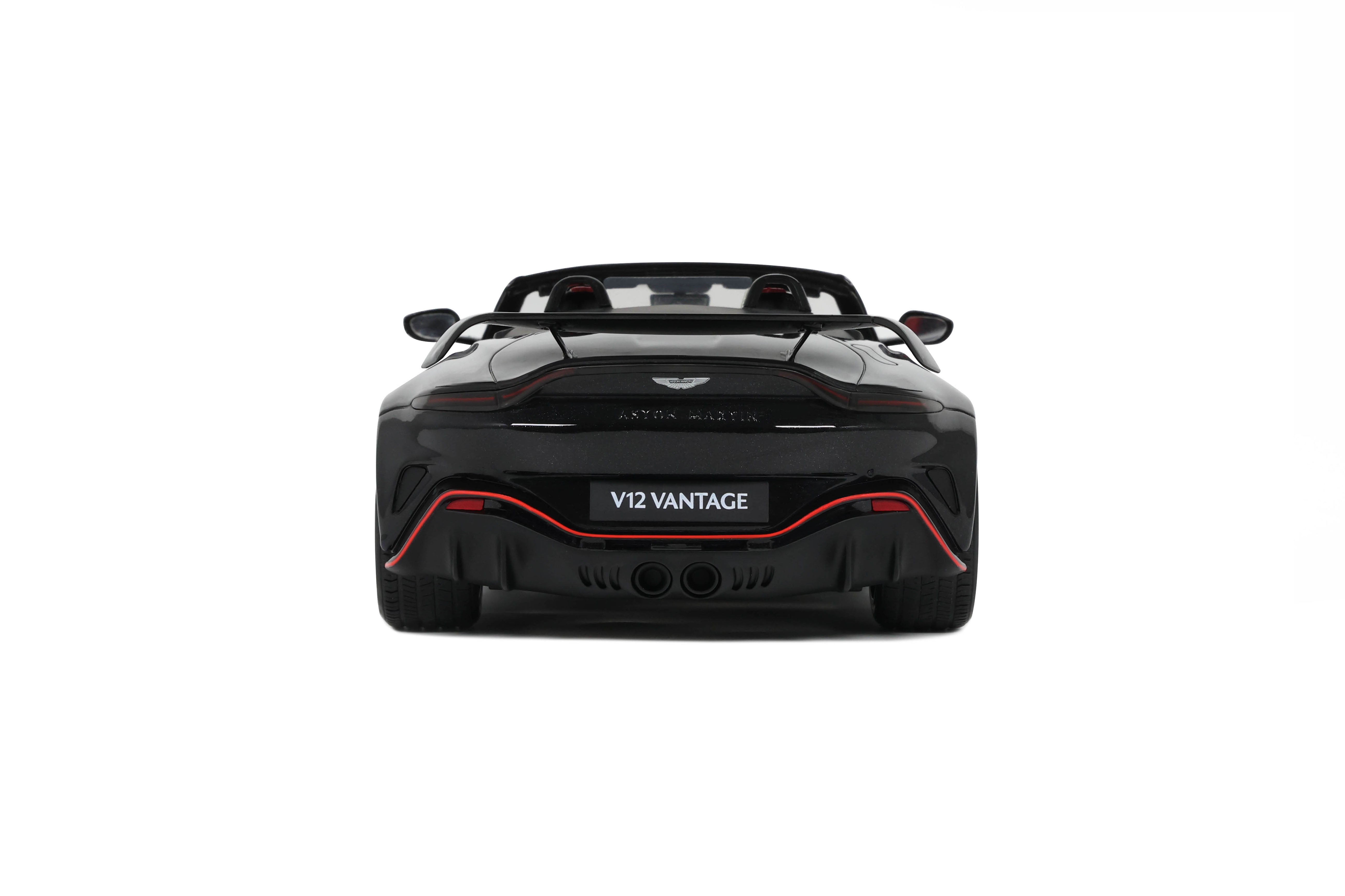 GT Spirit 1:18 Scale Resin, 2023 Aston Martin V12 Vantage Roadster - Onyx Black - GT923
