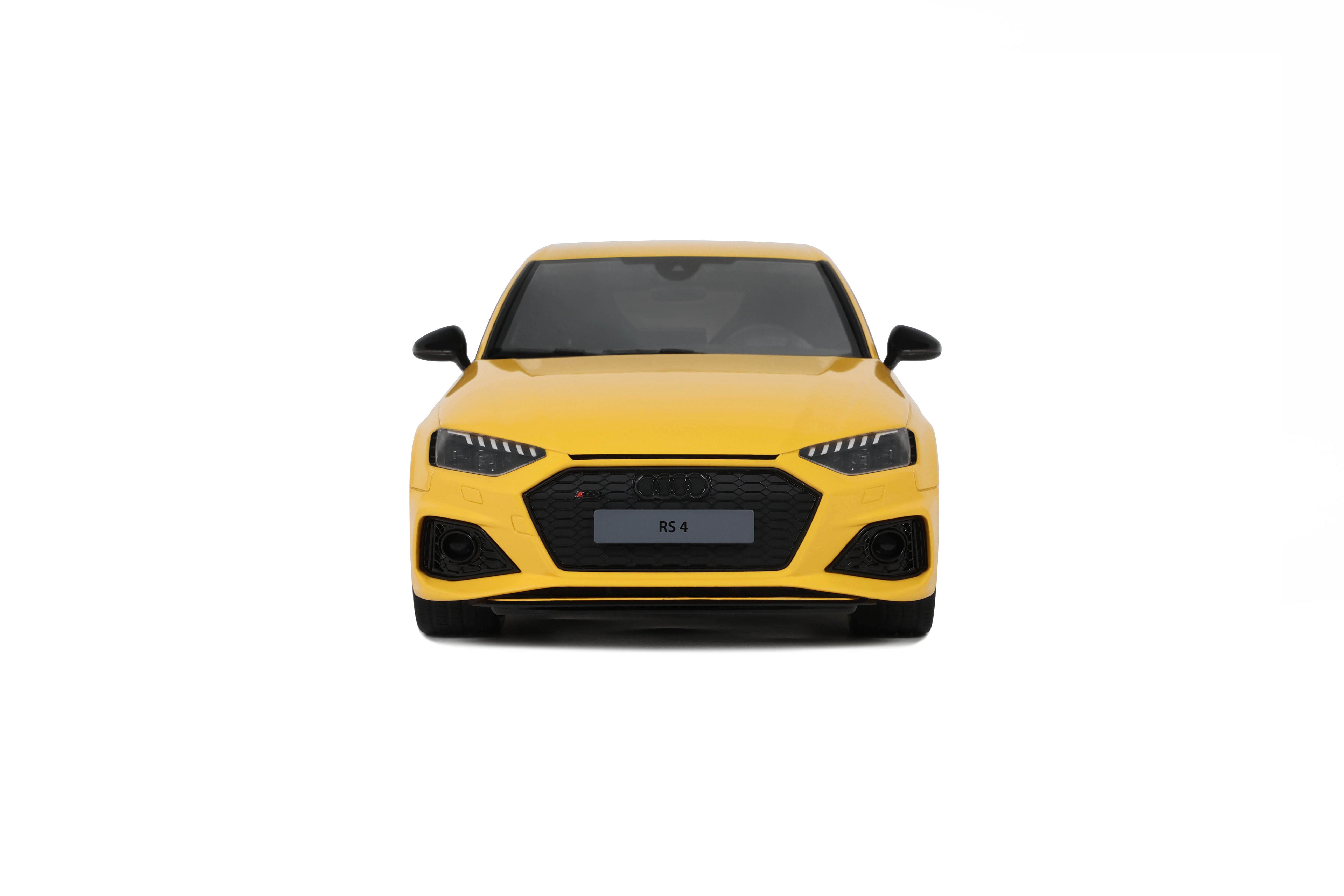 GT Spirit 1:18 Scale Resin Model - Audi RS 4 25th Anniversary, Yellow - GT935