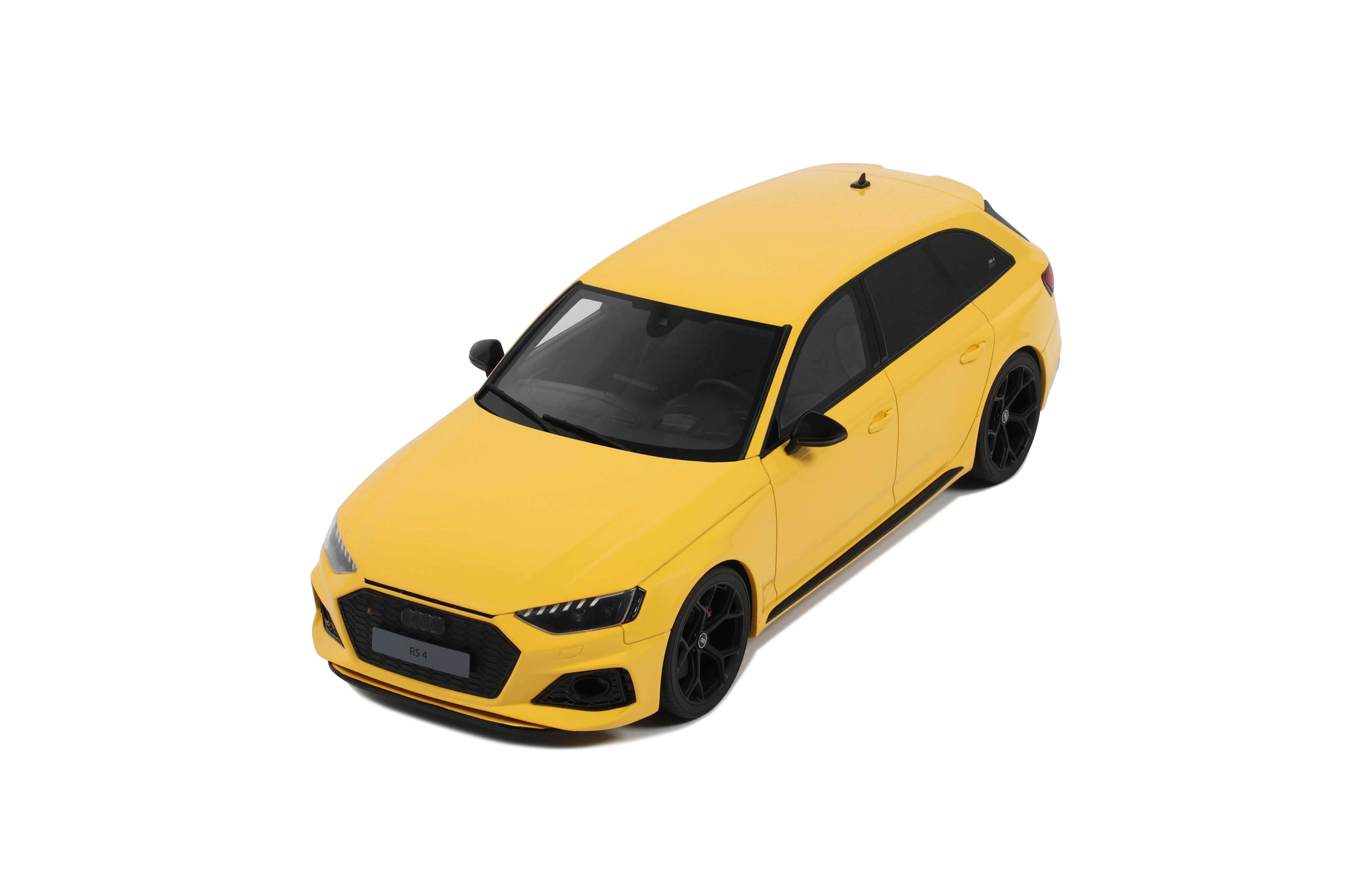 GT Spirit 1:18 Scale Resin Model - Audi RS 4 25th Anniversary, Yellow - GT935