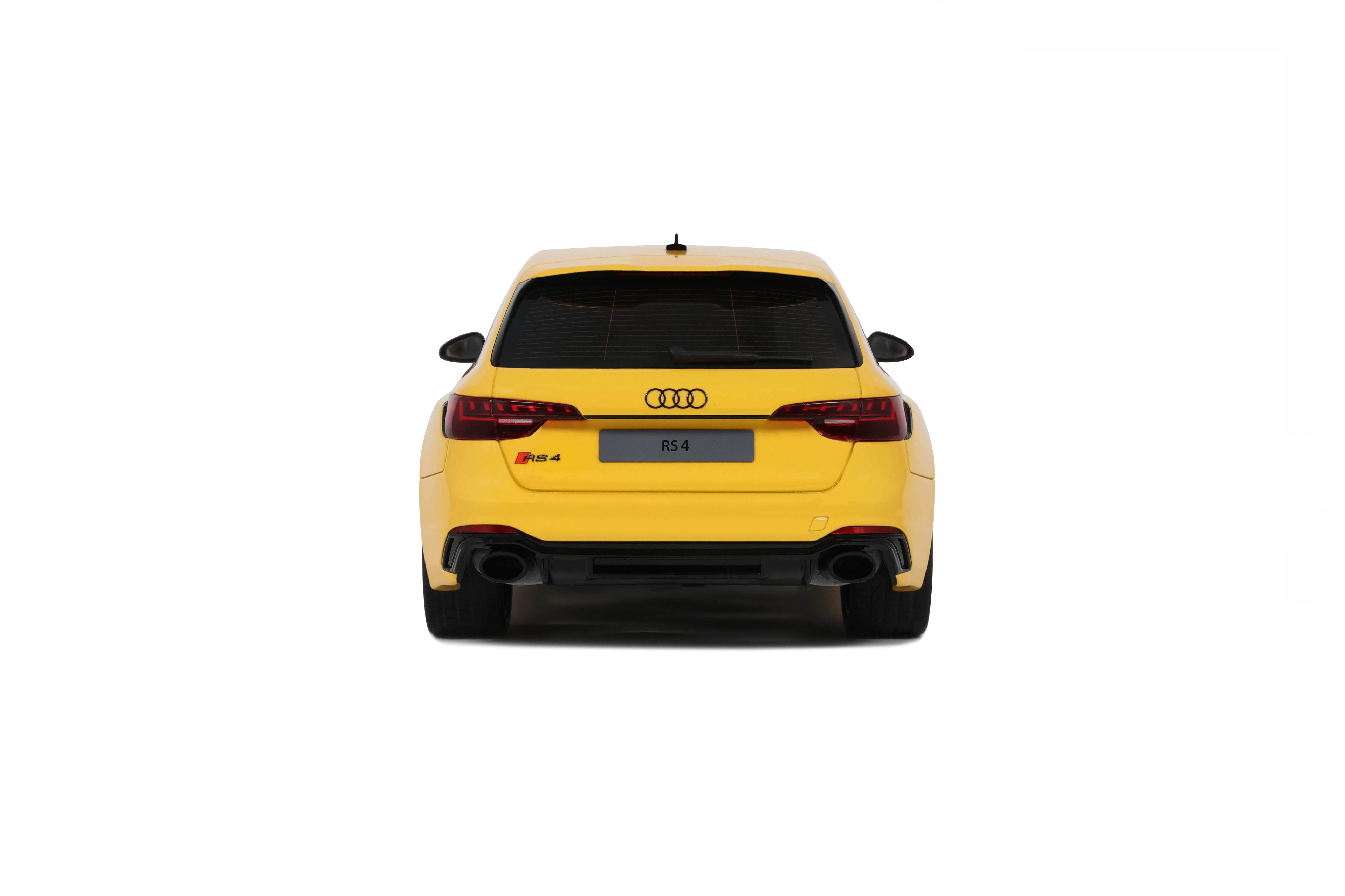 GT Spirit 1:18 Scale Resin Model - Audi RS 4 25th Anniversary, Yellow - GT935