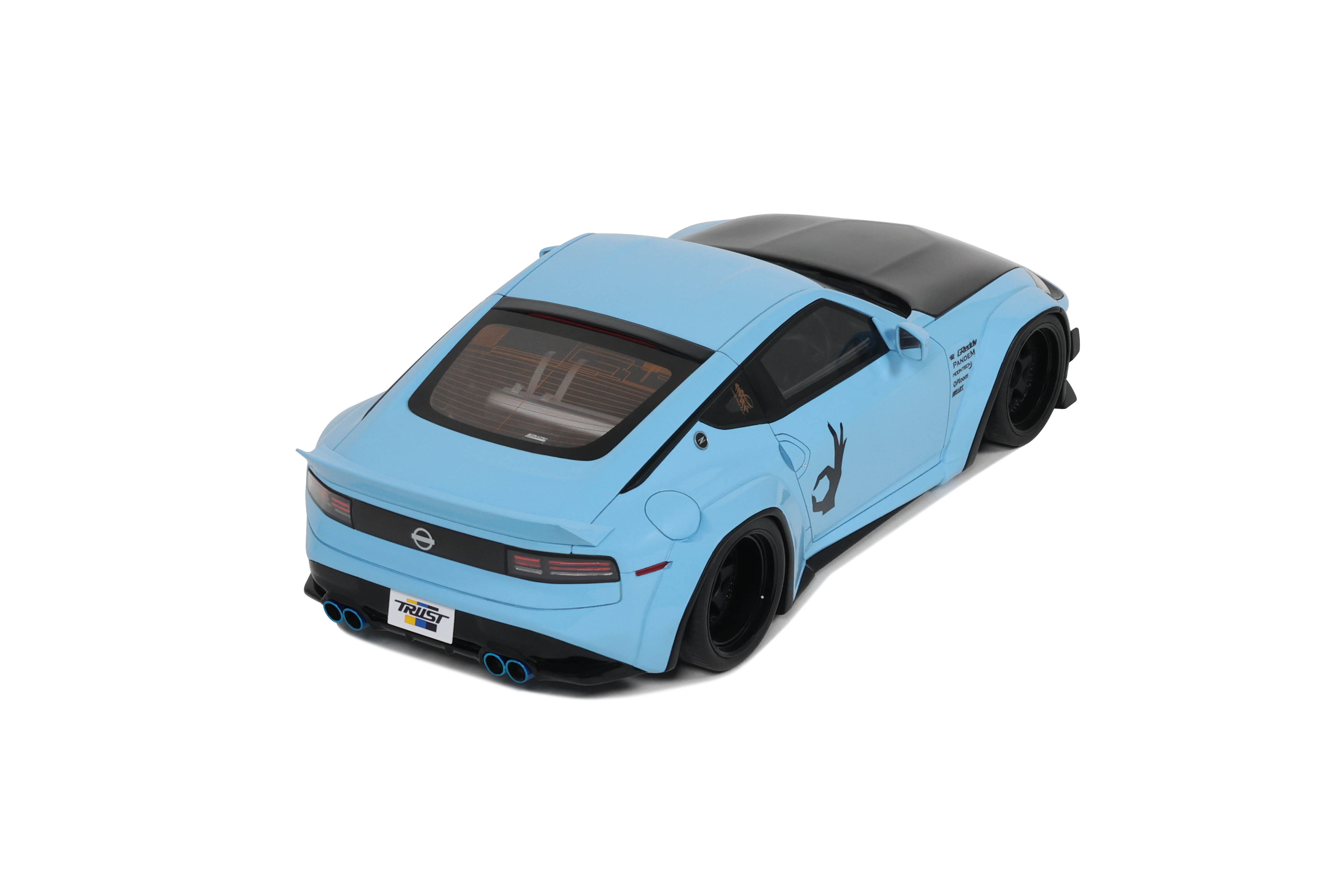 GT Spirit 1:18 Scale Resin, 2025 Pandem Nissan Fairlady Z, China Blue - GT943