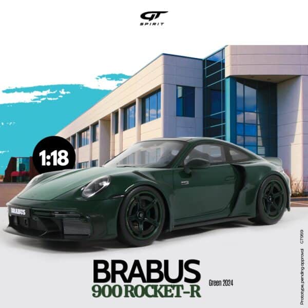 GT Spirit 1:18 Scale Resin, 2024 BRABUS 900 ROCKET-R - GREEN - GT959