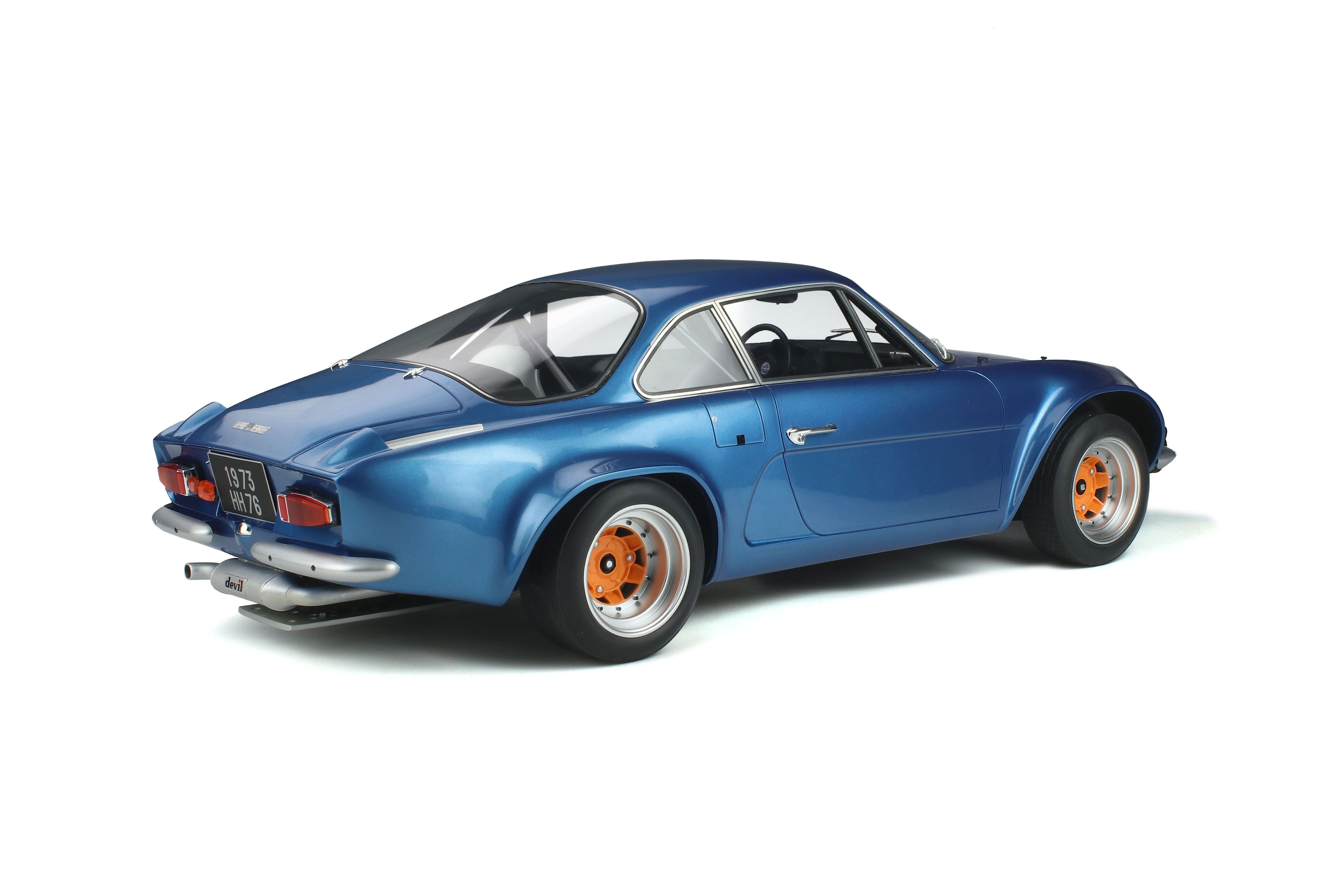 GT Spirit 1:8 Scale Resin, 1973 ALPINE A110 1800 GROUPE 4, BLUE - GTS800701