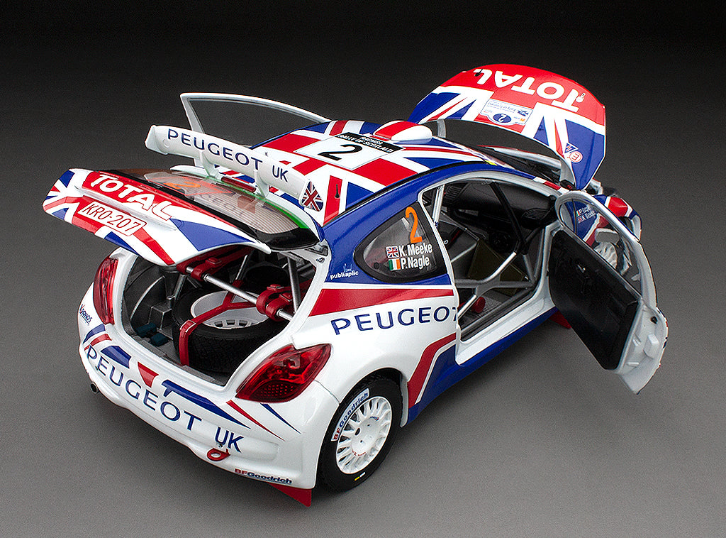 Sunstar 1:18 Peugeot 207 #6 Meekle/Nagle3rd Rally of Scotland 2010 2006 - 5439