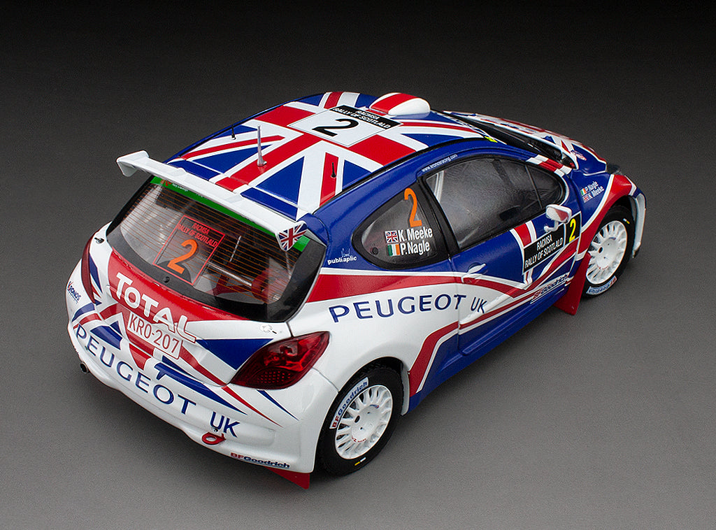 Sunstar 1:18 Peugeot 207 #6 Meekle/Nagle3rd Rally of Scotland 2010 2006 - 5439