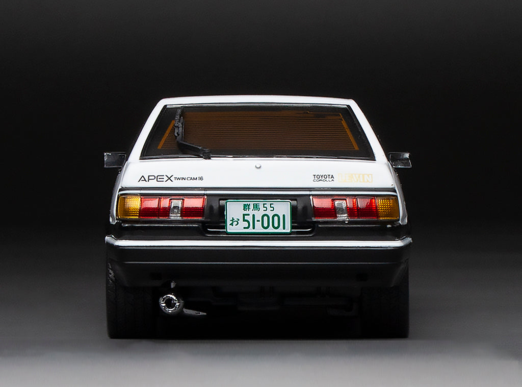 Sunstar 1:24 Scale Diecast 51001 1985 Toyota Corolla Levin (AE86) – White/Black