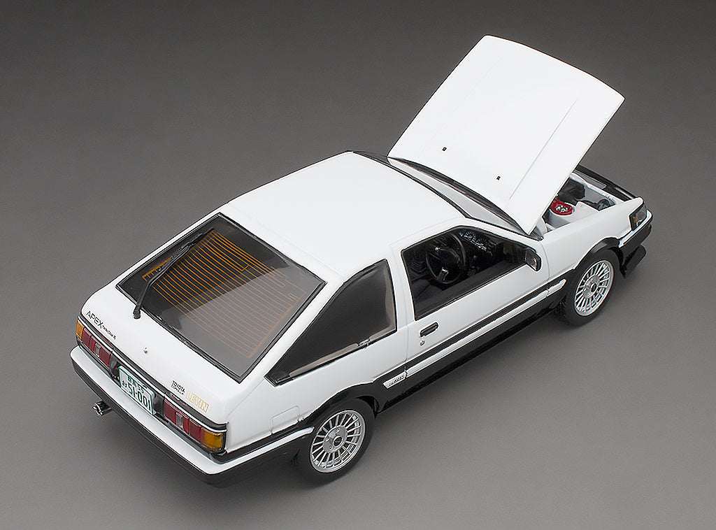 Sunstar 1:24 Scale Diecast 51001 1985 Toyota Corolla Levin (AE86) – White/Black