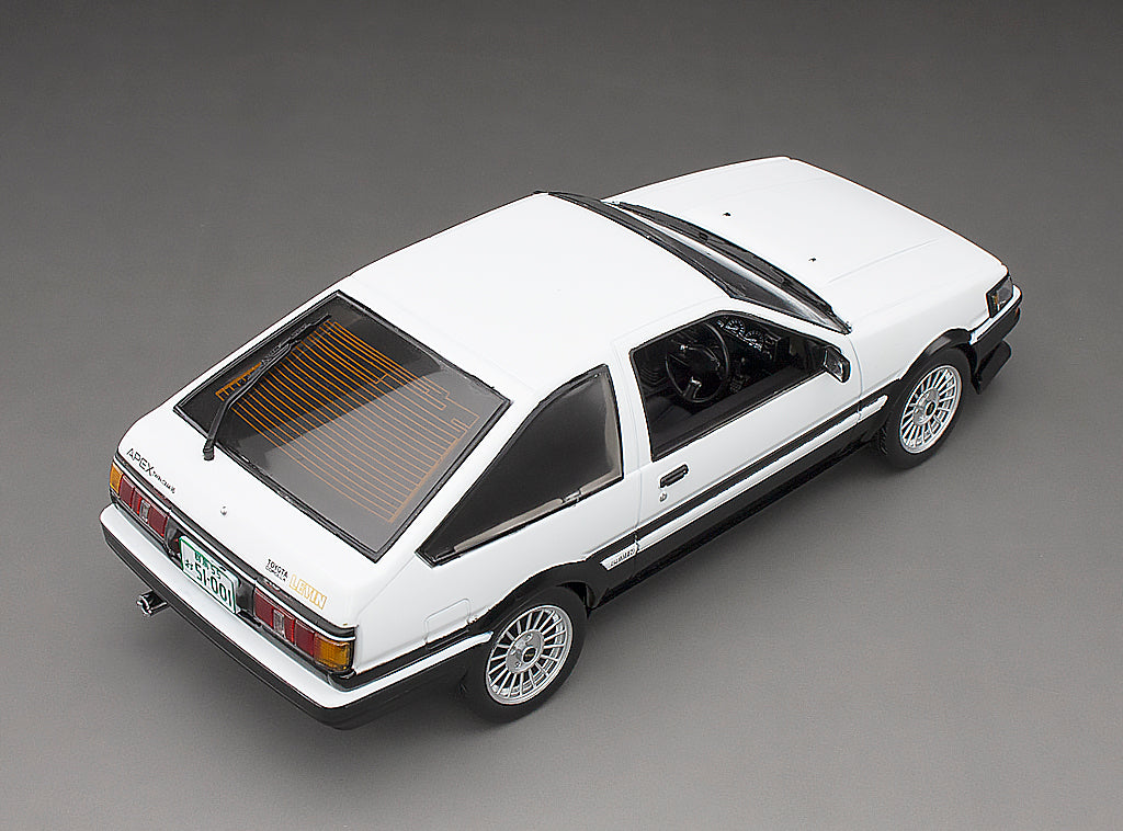Sunstar 1:24 Scale Diecast 51001 1985 Toyota Corolla Levin (AE86) – White/Black