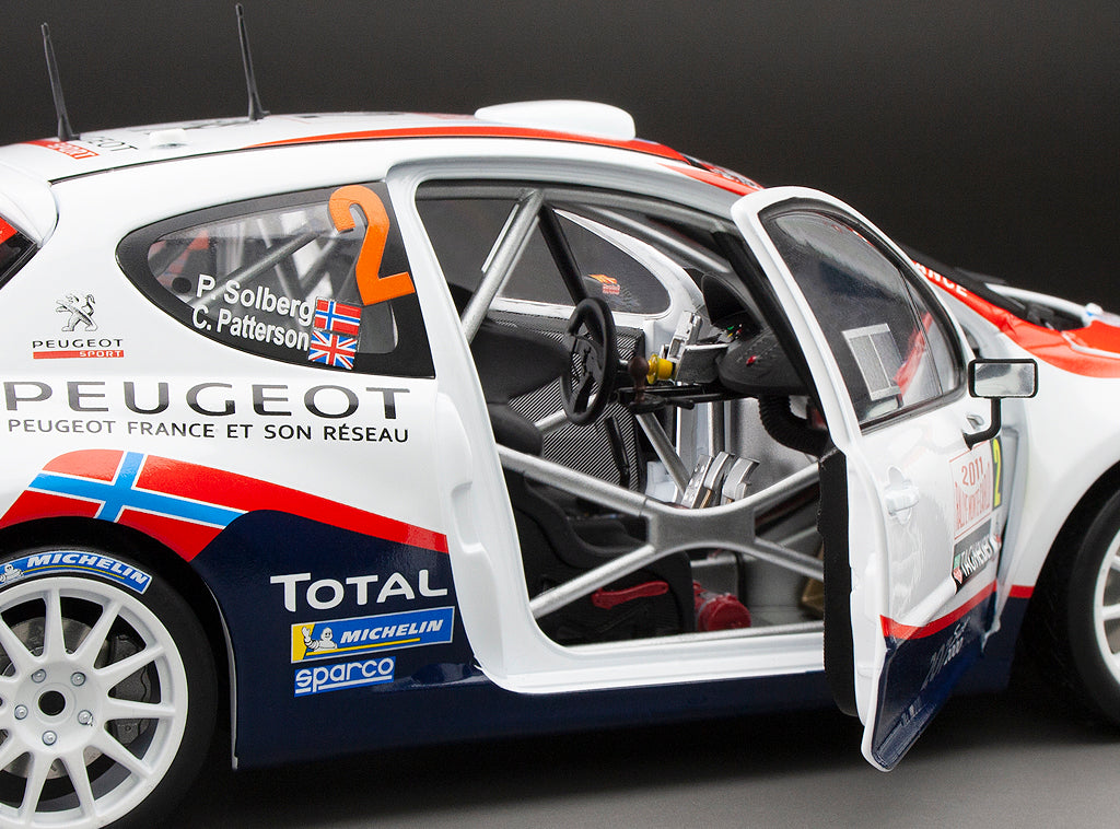 Sunstar 1:18 Peugeot 207 S2000 - #2 P.Solsberg/C.Patterson - Rallye Automobile Monte- Carlo 2011 (limited edition 1999pcs) - 5442