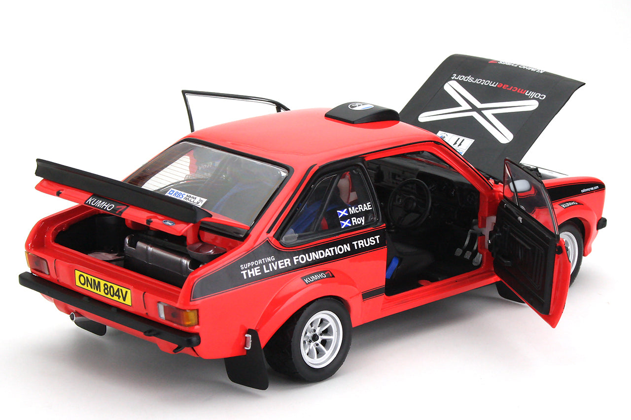 SUNSTAR 1:18 Diecast - Ford Escort RS1800 MK2 – #11 McRae Colin / Roy Campbell - 4854