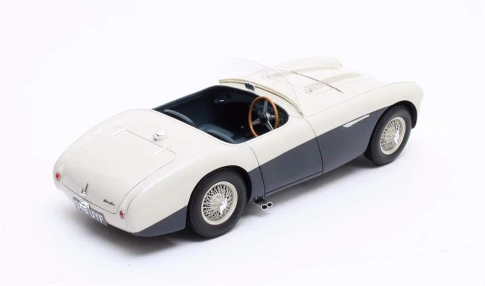 CULT 1:18 Scale Model 1955 Austin Healey 100S Blue/White - CML045-1