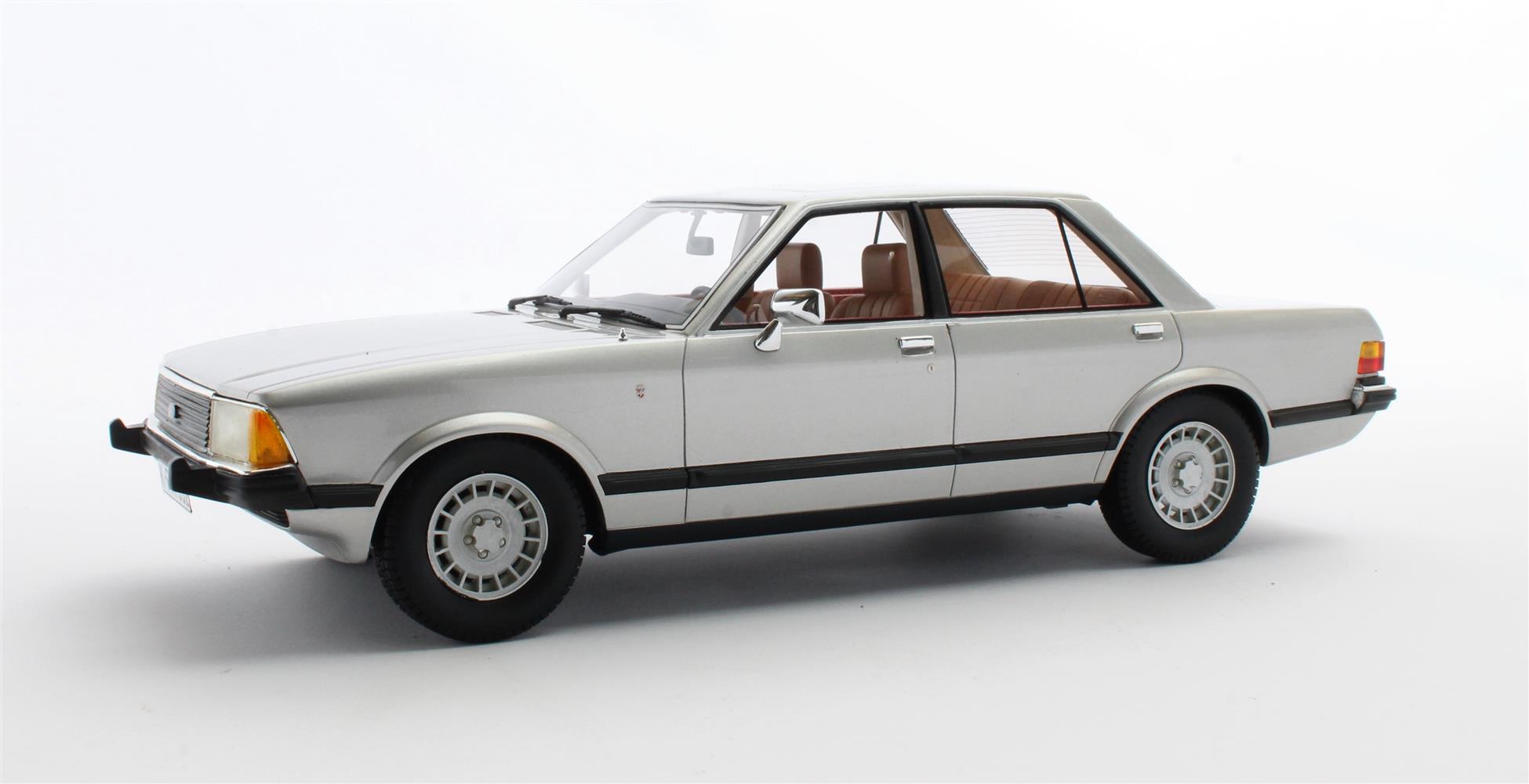 CULT 1:18 Scale Model 1978 Ford Granada Mk2 - Silver Metallic - CML133-3