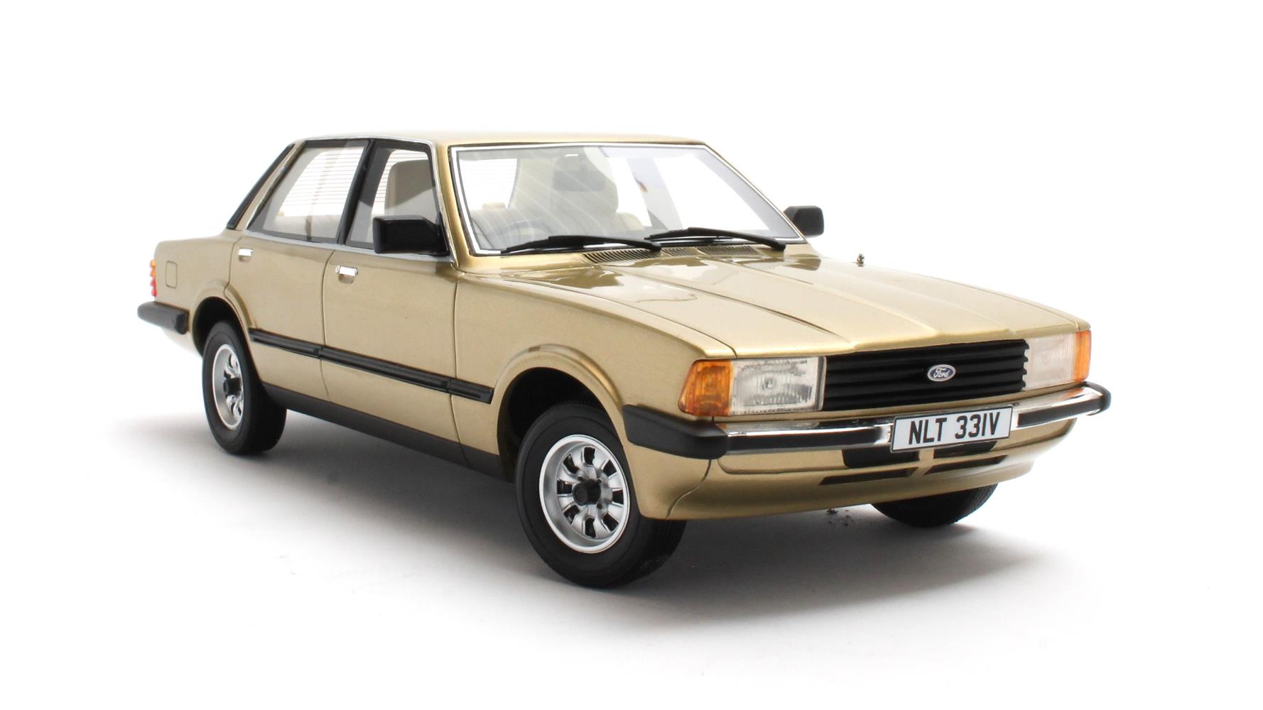 CULT 1:18 Resin - 1980 Ford Cortina Mk5, Gold - UK EXCLUSIVE RHD - CML175-3