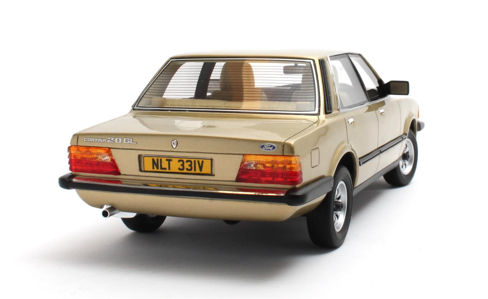 CULT 1:18 Resin - 1980 Ford Cortina Mk5, Gold - UK EXCLUSIVE RHD - CML175-3