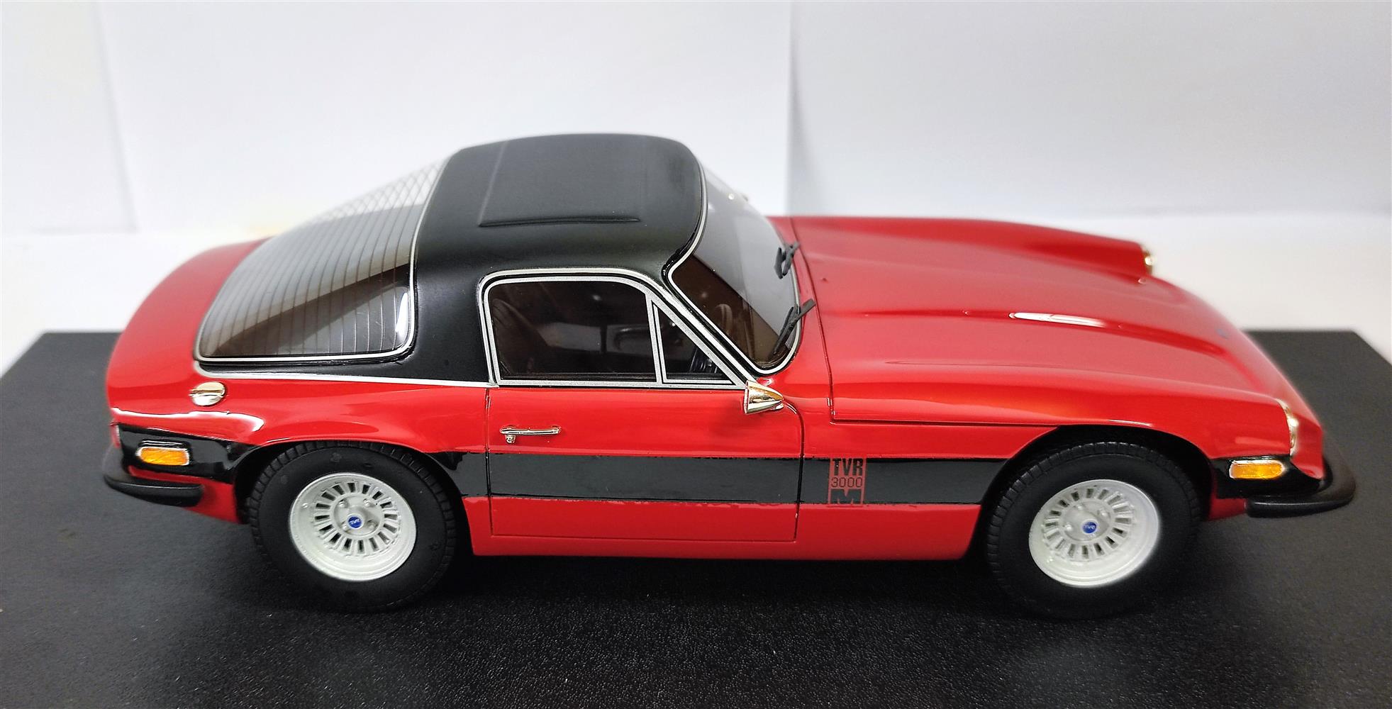 CULT 1:18 Scale 1972 to 1976 TVR 3000M, Red - CML226-2
