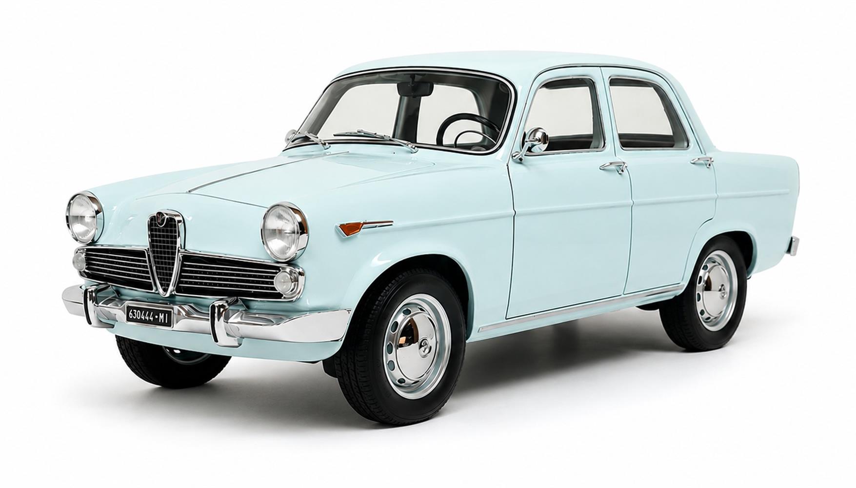 CULT 1:18 Scale Resin - 1961-1964 Alfa Romeo Giulietta Ti (101), Blue - CML249-1