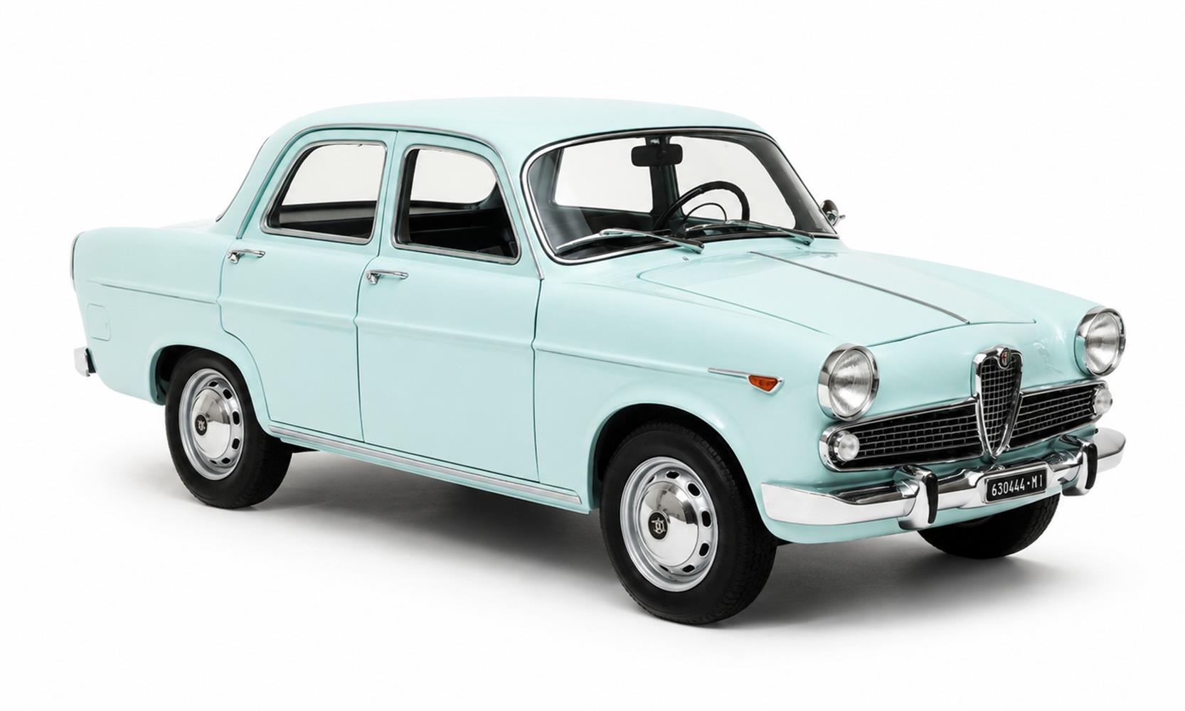 CULT 1:18 Scale Resin - 1961-1964 Alfa Romeo Giulietta Ti (101), Blue - CML249-1
