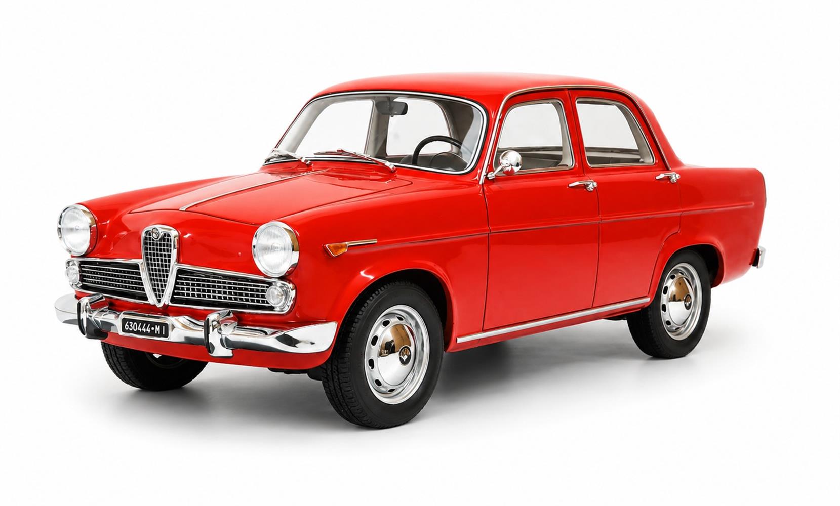 CULT 1:18 Scale Resin - 1961-1964 Alfa Romeo Giulietta Ti (101), Red - CML249-2