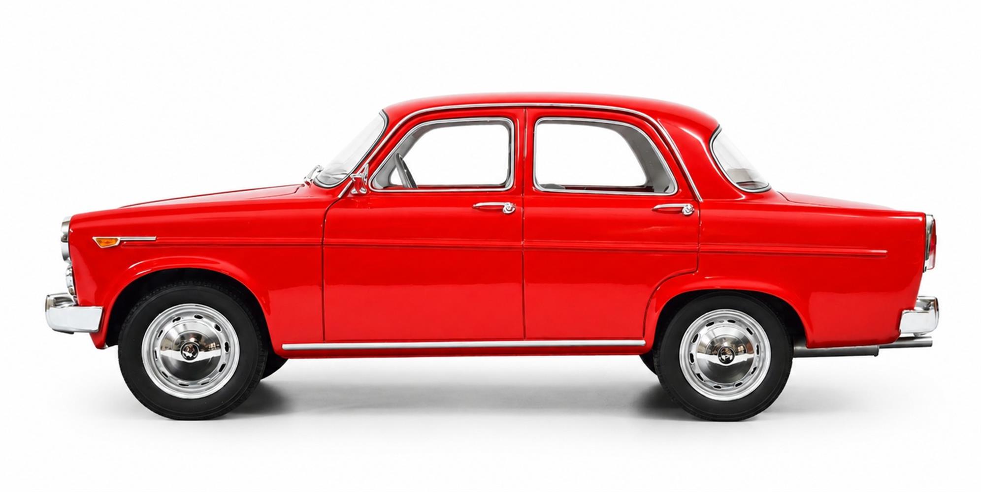 CULT 1:18 Scale Resin - 1961-1964 Alfa Romeo Giulietta Ti (101), Red - CML249-2