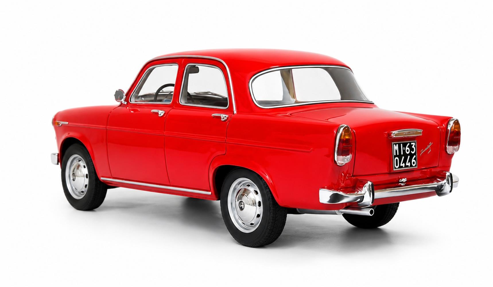 CULT 1:18 Scale Resin - 1961-1964 Alfa Romeo Giulietta Ti (101), Red - CML249-2
