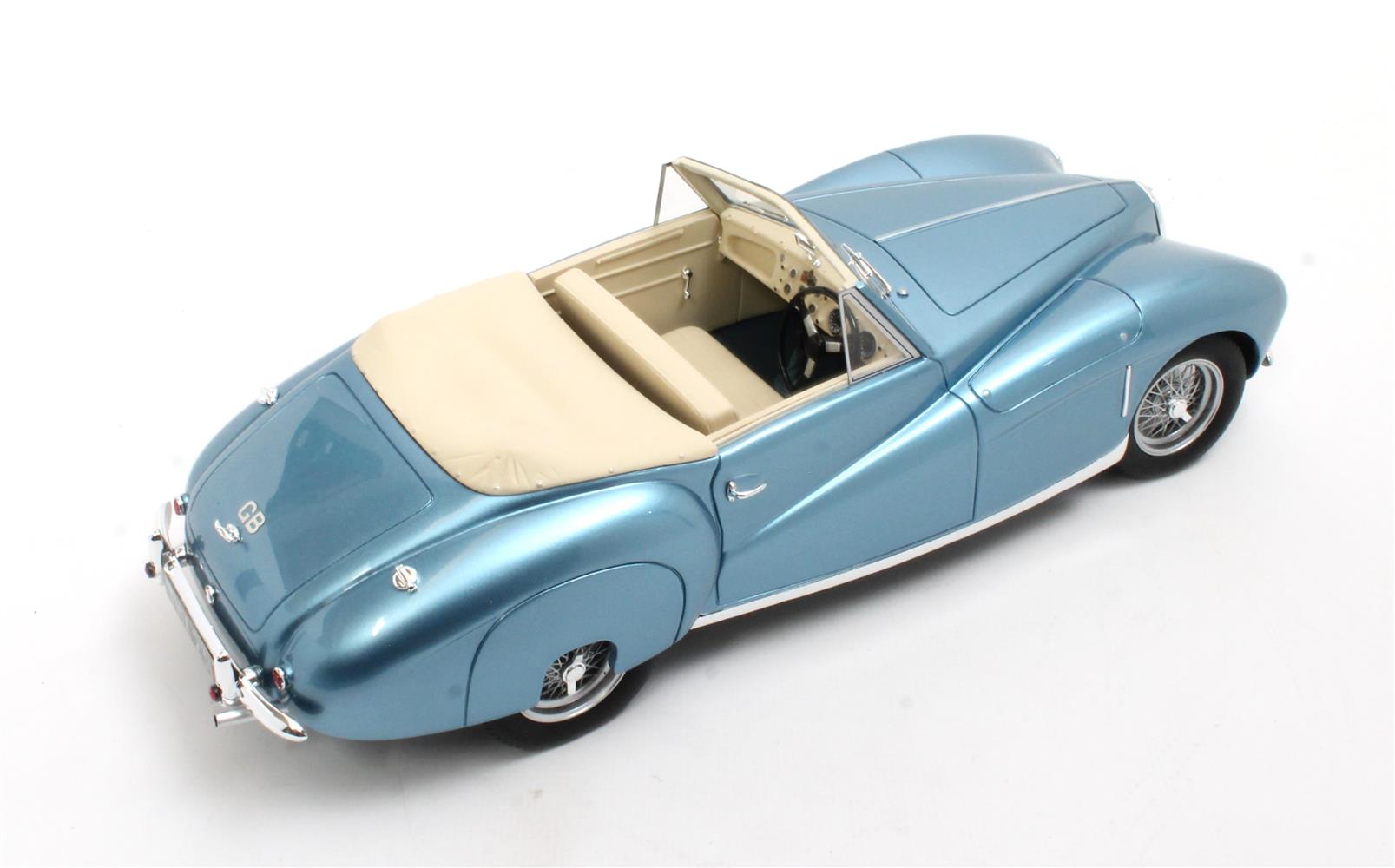 CULT 1:18 Scale Resin - 1949 Aston Martin 2L Sports (DB1), Metallic Blue - CML294-1