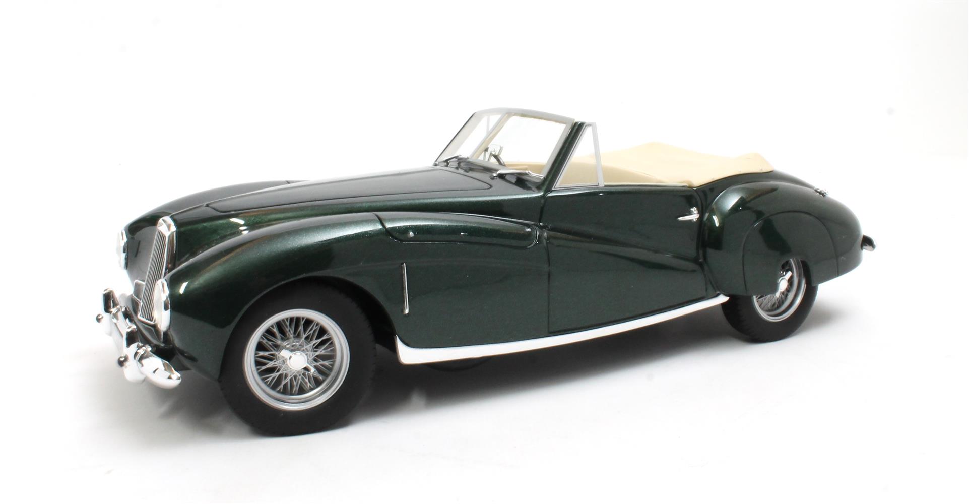 CULT 1:18 Scale Resin - 1949 Aston Martin 2L Sports (DB1), Metallic Green - CML294-2