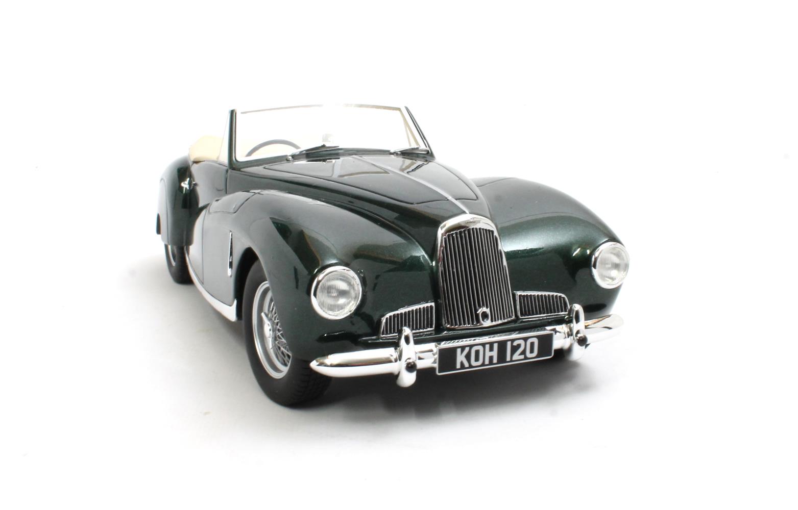 CULT 1:18 Scale Resin - 1949 Aston Martin 2L Sports (DB1), Metallic Green - CML294-2