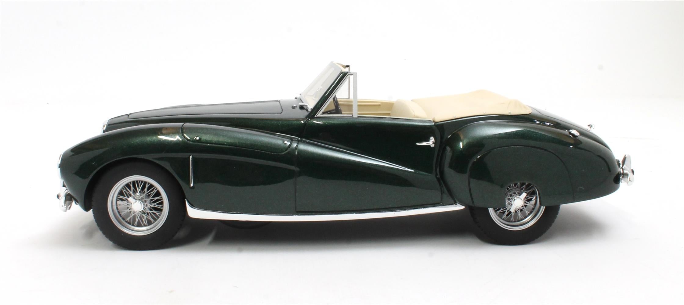 CULT 1:18 Scale Resin - 1949 Aston Martin 2L Sports (DB1), Metallic Green - CML294-2