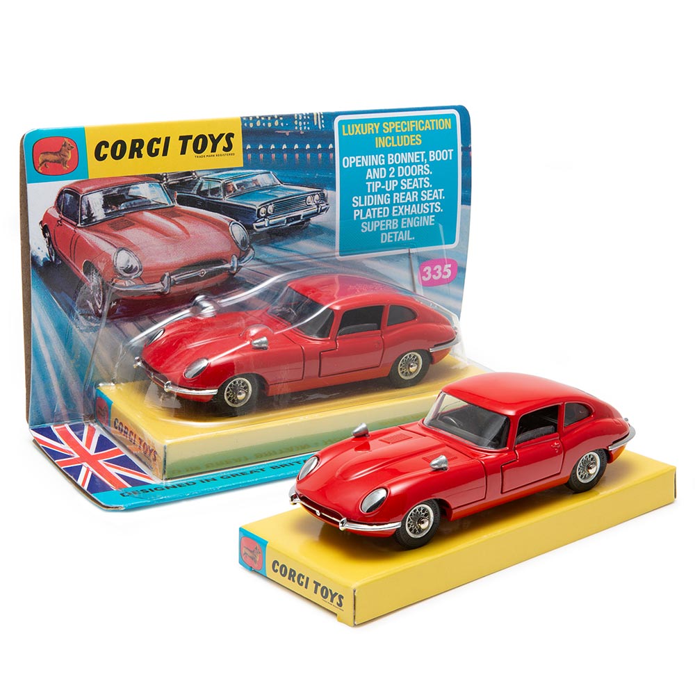 Corgi Model Club 1:43 - Jaguar 'E' Type 2+2 4.2 Litre, Red - 335