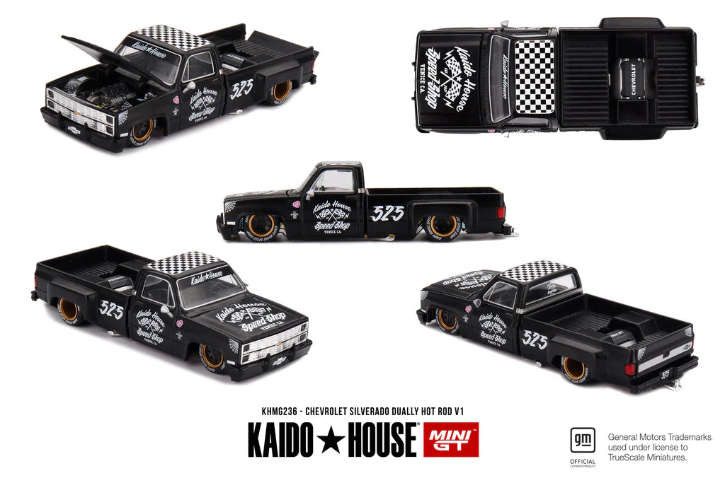 Mini GT 1:64 Kaido House Chevrolet Silverado Pick Up Dually Hot Rod V1 - KHMG236