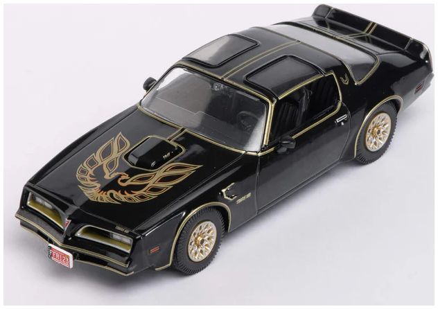 MAG 1:43 Scale Diecast Model Car Pontiac Firebird Trans AM (1977) Smokey and the Bandit - Black - PP03