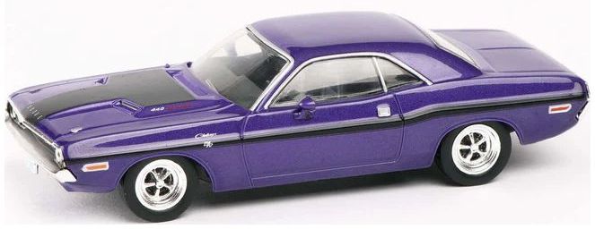 MAG 1:43 Scale Diecast Model Car - Dodge Challenger R/T 440 (1970) - Purple - PPG3