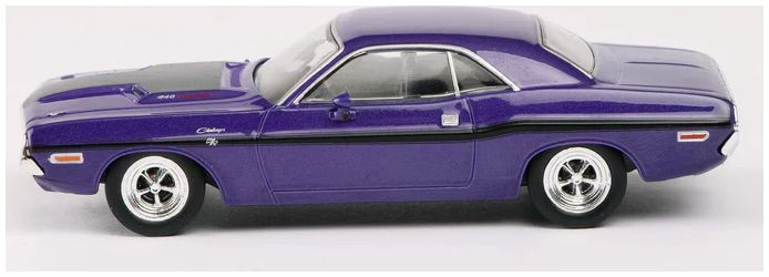 MAG 1:43 Scale Diecast Model Car - Dodge Challenger R/T 440 (1970) - Purple - PPG3