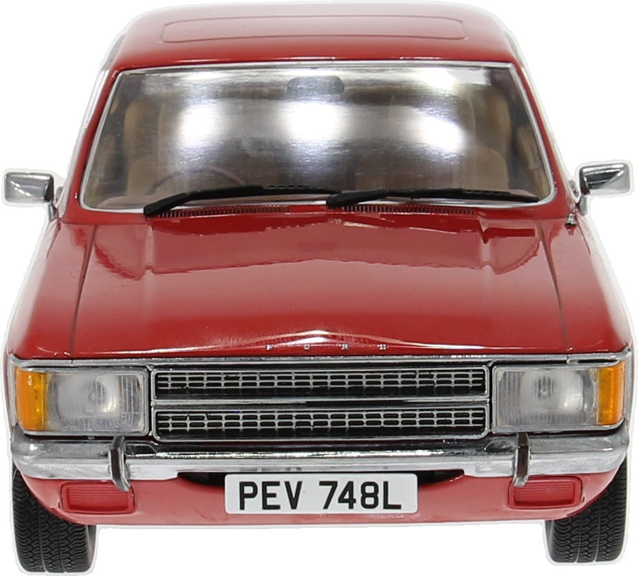 MCG 1:18 Scale Diecast - 1973 Ford Consul (RHD UK EXCLUSIVE), Red - MCG18829