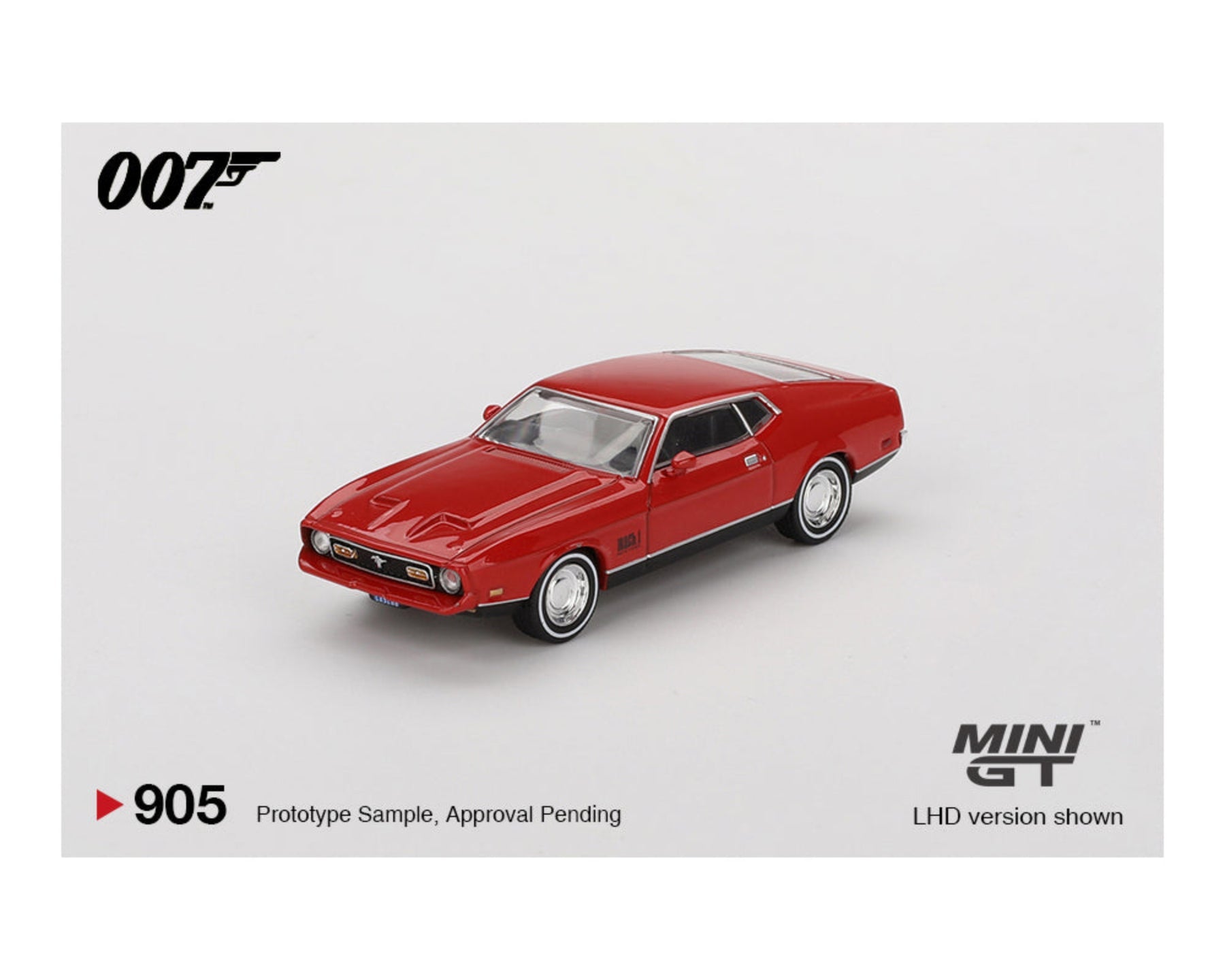 Mini GT 1:64 Ford Mustang Mach 1 - James Bond 007 DIAMONDS ARE FOREVER - English LHD - BLISTER PACKAGING - MGT00905-007E