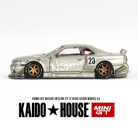 MiniGT 1:64 NISSAN SKYLINE GT-R (R34) Nismo Kaido Works V4 - KHMG103