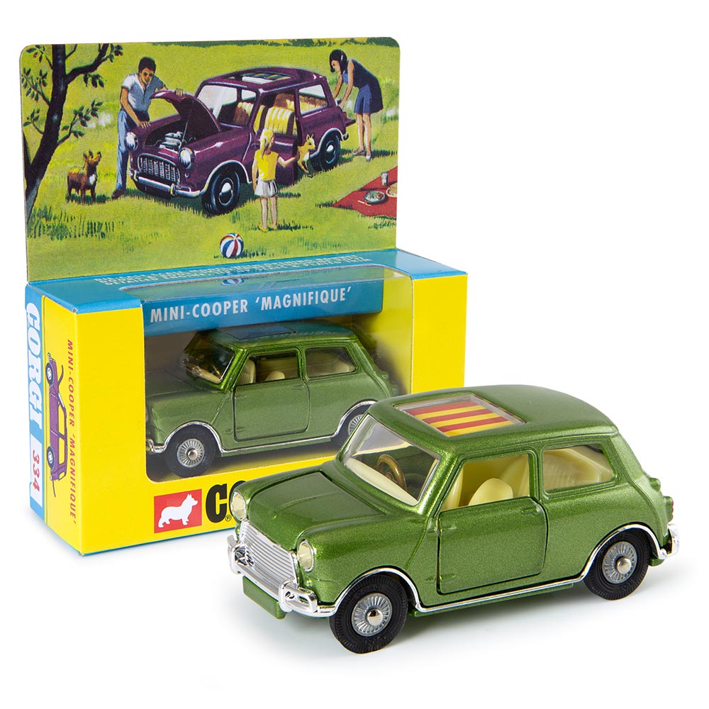 Corgi Model Club 1:41 - BMC Mini Magnifique, Green, 334
