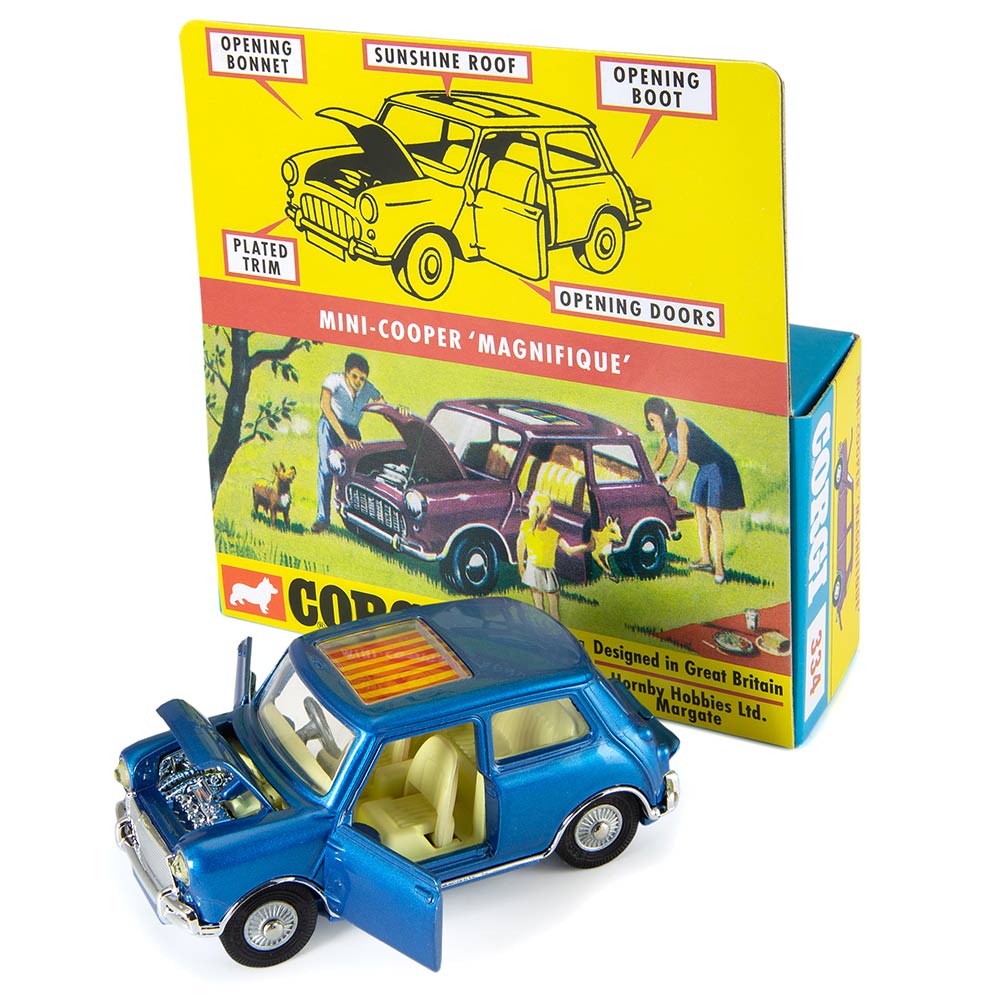 Corgi Model Club 1:43 - BMC Mini Magnifique, Blue, 334