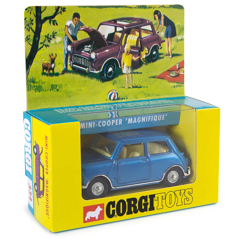 Corgi Model Club 1:43 - BMC Mini Magnifique, Blue, 334