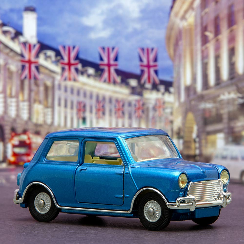 Corgi Model Club 1:43 - BMC Mini Magnifique, Blue, 334