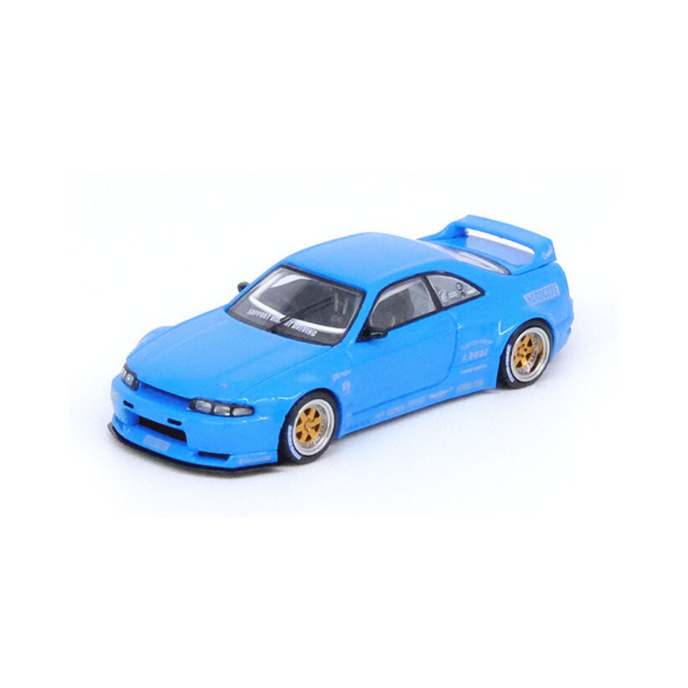 INNO64 1:64 Nissan Skyline GT-R (R33) Pandem / Rocket Bunny, Blue - IN64-R33P-BLU