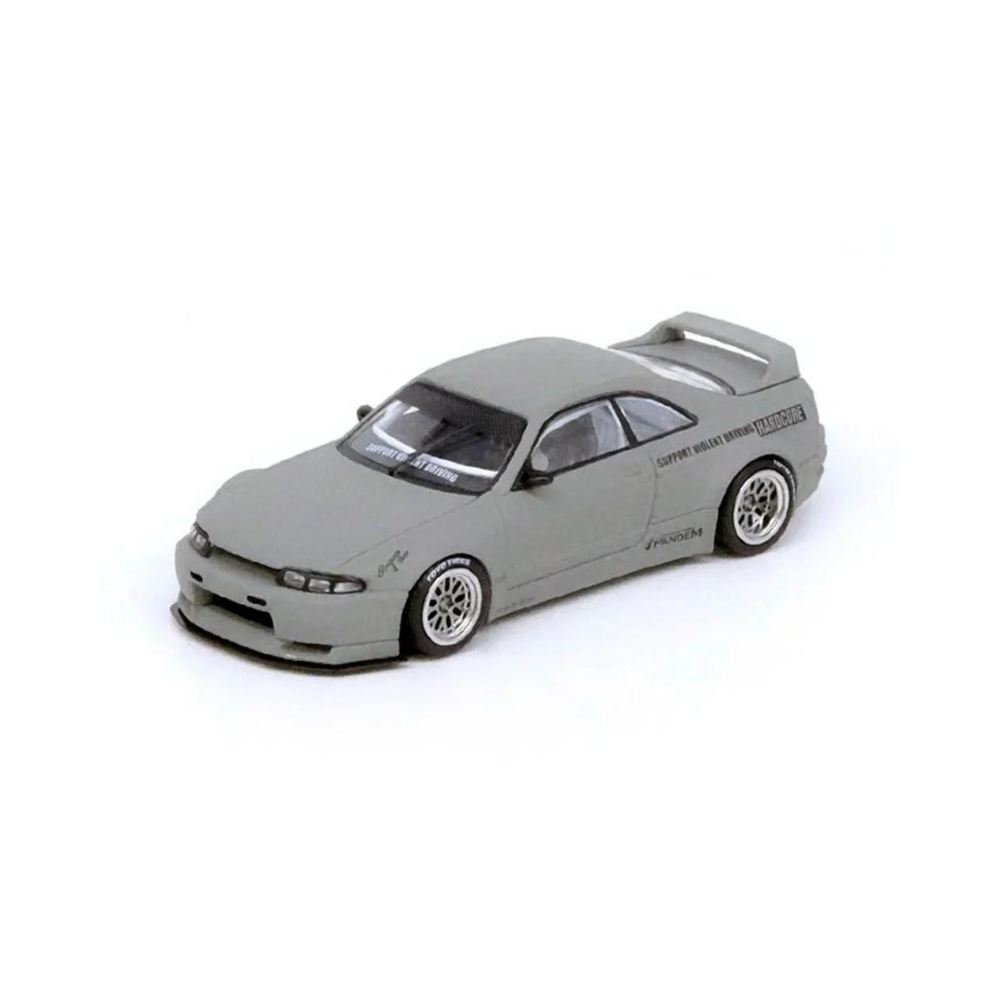 INNO64 1:64 Nissan Skyline GT-R (R33) Pandem / Rocket Bunny, Cement Grey Matte - IN64-R33P-CGM